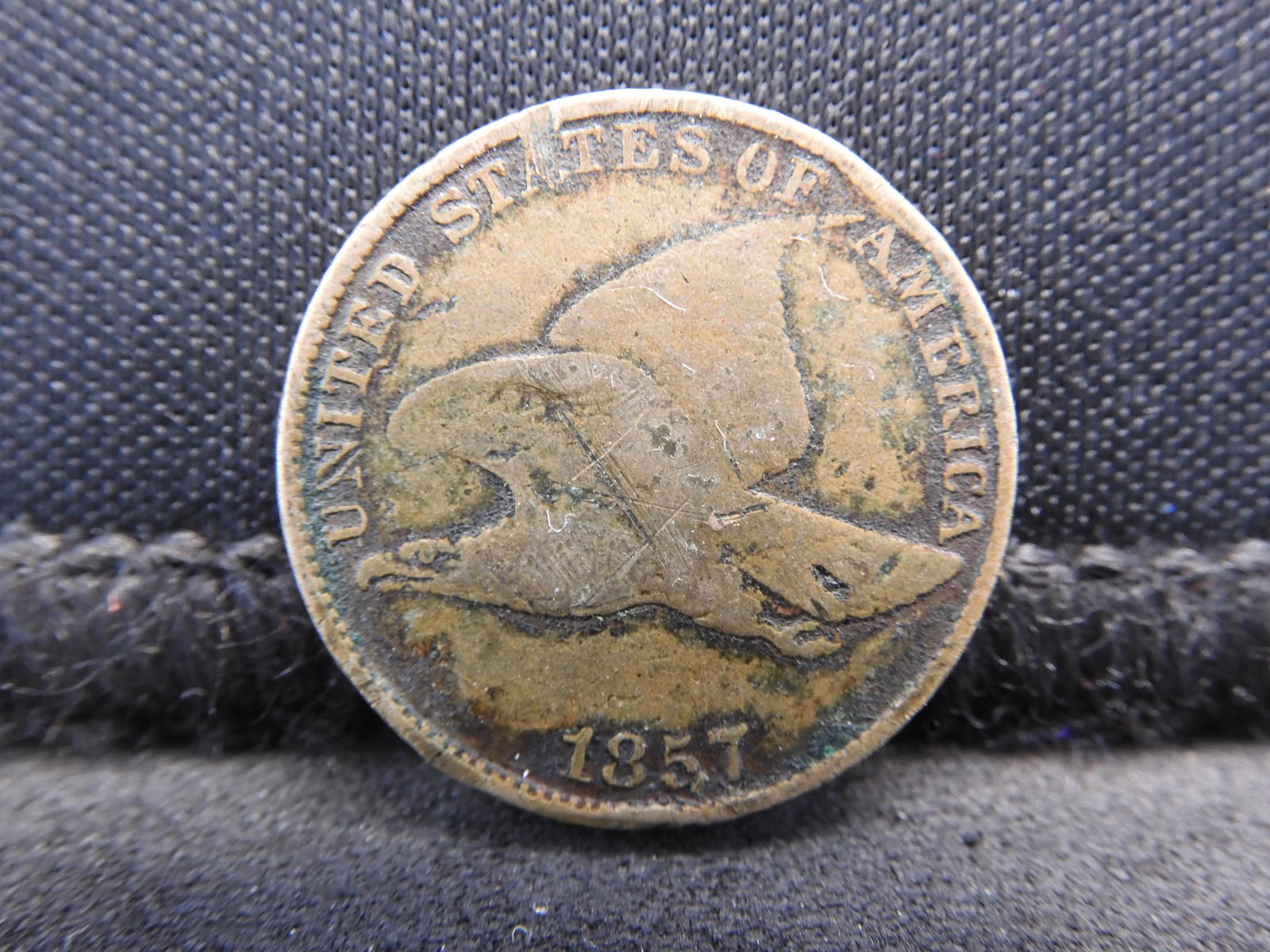 1857 Flying Eagle Penny Cent (1 of 2)