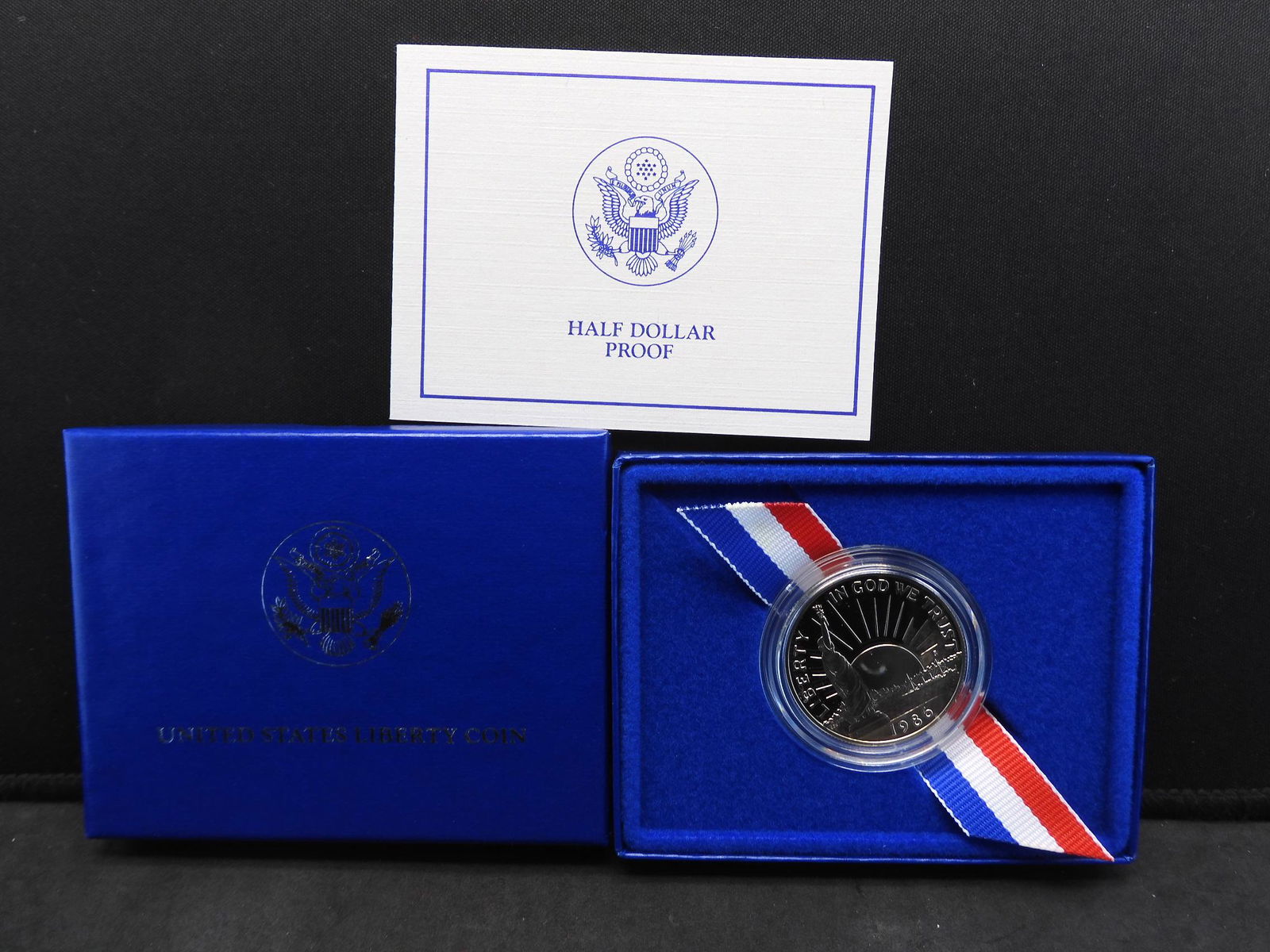 1986 Statue of Liberty Proof Clad Half Dollar OGP (1 of 4)