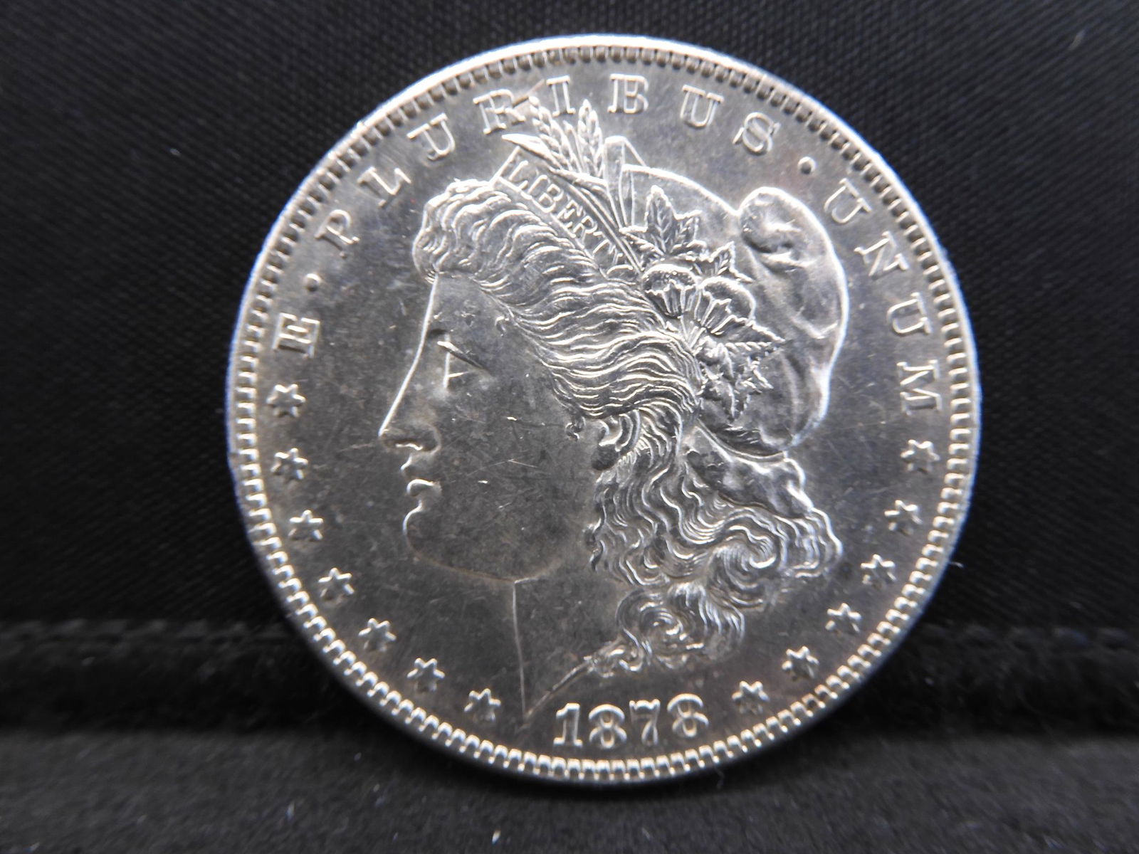 1878-S Morgan Silver Dollar - AU+ Condition (1 of 2)