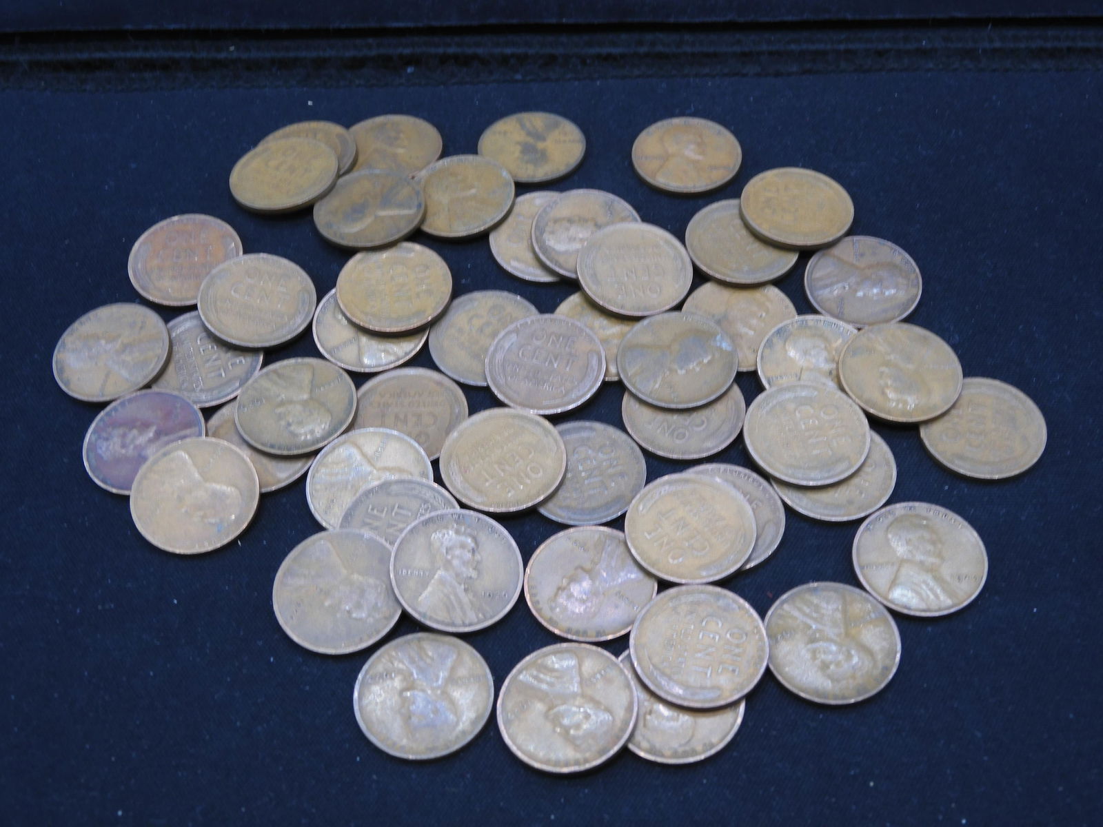 Fifty 1920-1929 Lincoln Wheat Cents (50 Coin Lot) (1 of 5)