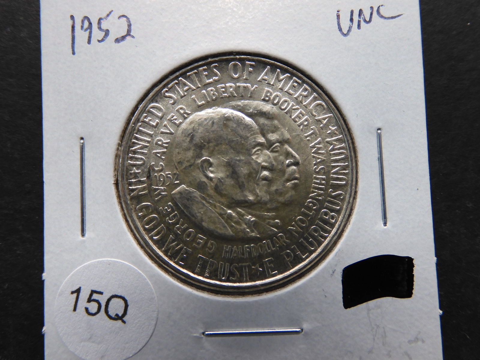 1952 Booker T. Washington & George W. Carver Comm Half (1 of 3)