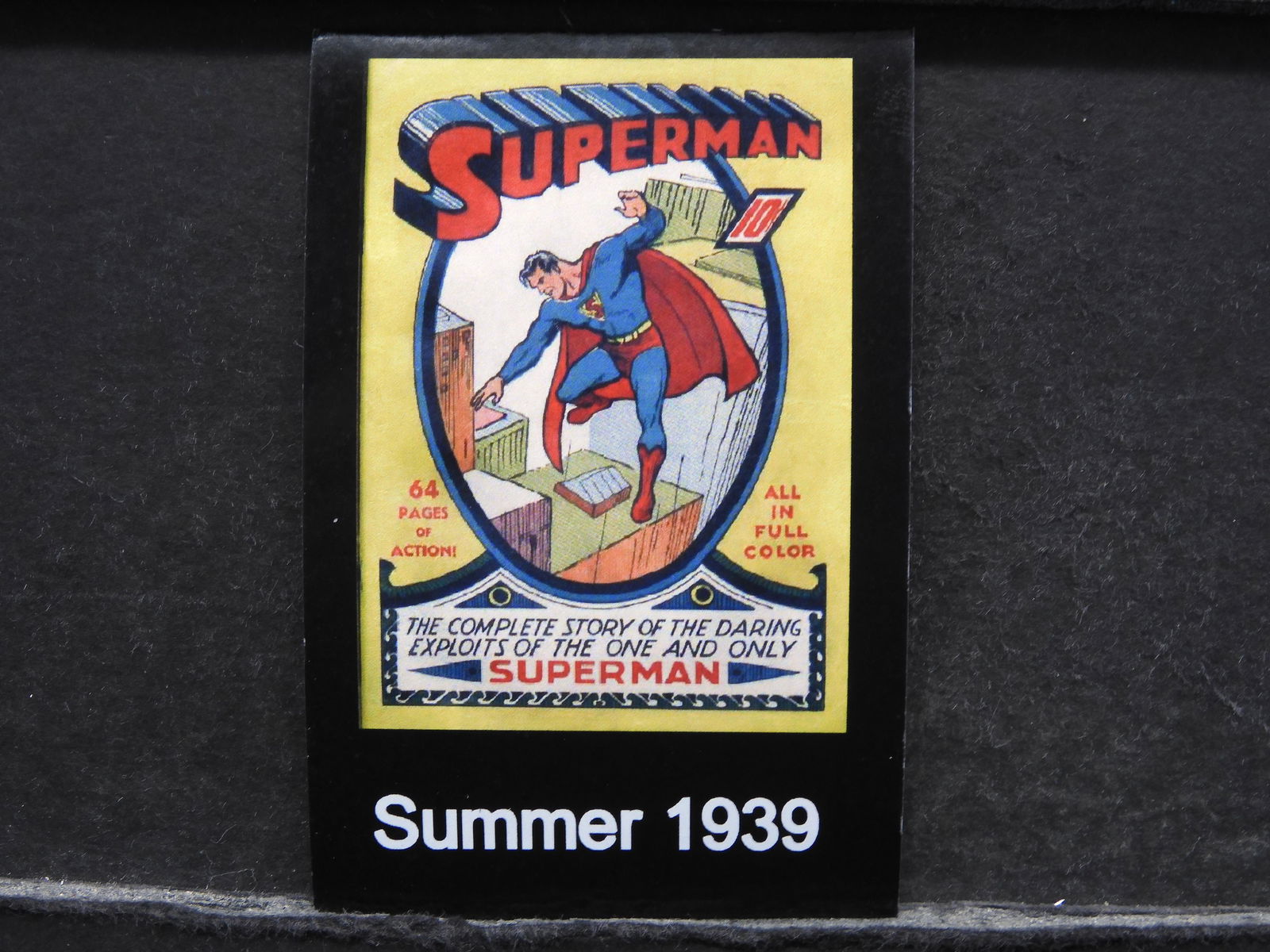 (SUPERMAN-10C/VINTAGE COMIC BOOK COVER) MAGNET FOR (1 of 2)