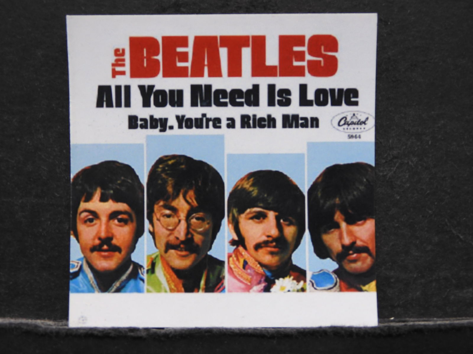 (THE BEATLES/VINTAGE ALBUM COVER) MAGNET FOR (1 of 2)