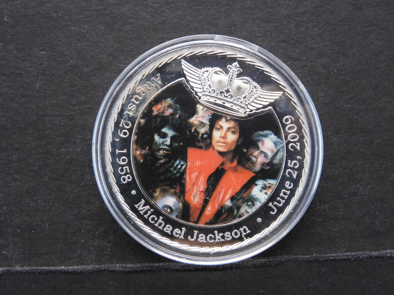 (MICHAEL JACKSON/KING OF POP), Novelty, NOT: (MICHAEL JACKSON/KING OF POP), Novelty, NOT SILVER/NEW!