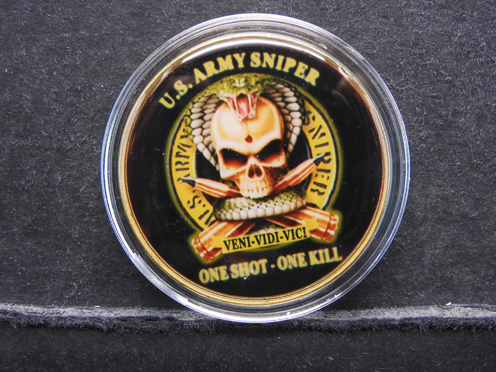 (US ARMY SNIPER/ONE SHOT-ONE KILL),  Novelty, NOT (1 of 2)