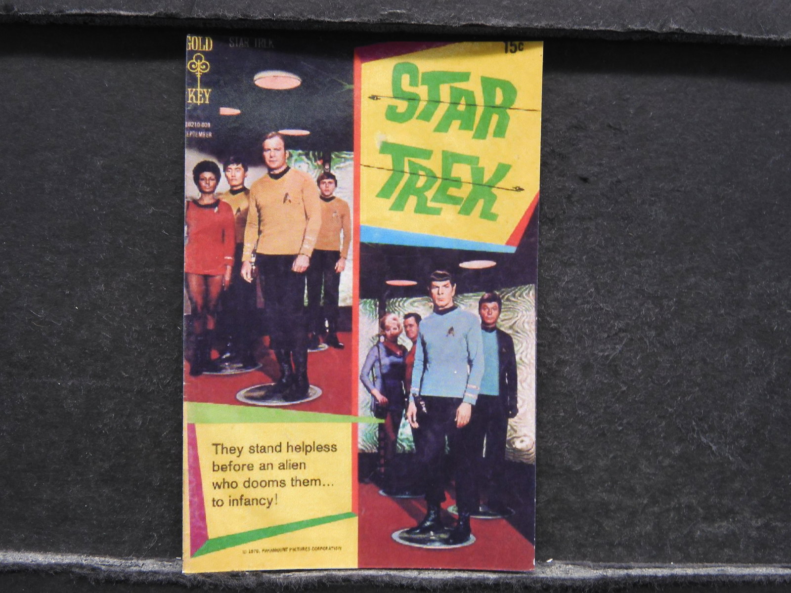 (STAR TREK/15C-VINTAGE COMIC BOOK COVER) MAGNET FOR: (STAR TREK/15C-VINTAGE COMIC BOOK COVER) MAGNET FOR FRIDGE/LOOKER/TOOL BOX, NEW!