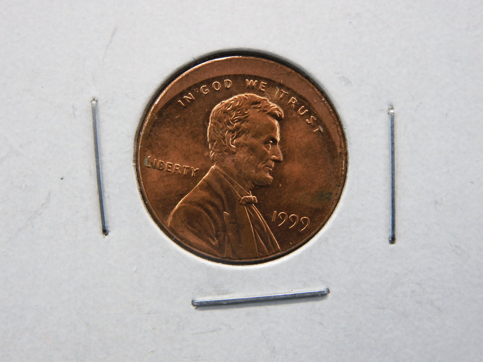 Mint Error: 1999 Off-Center Lincoln Cent (1 of 3)