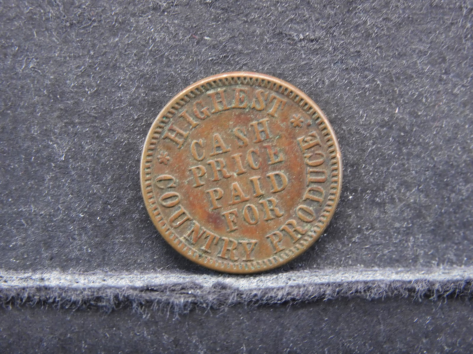 Civil War Token Shelby, OH (1 of 3)