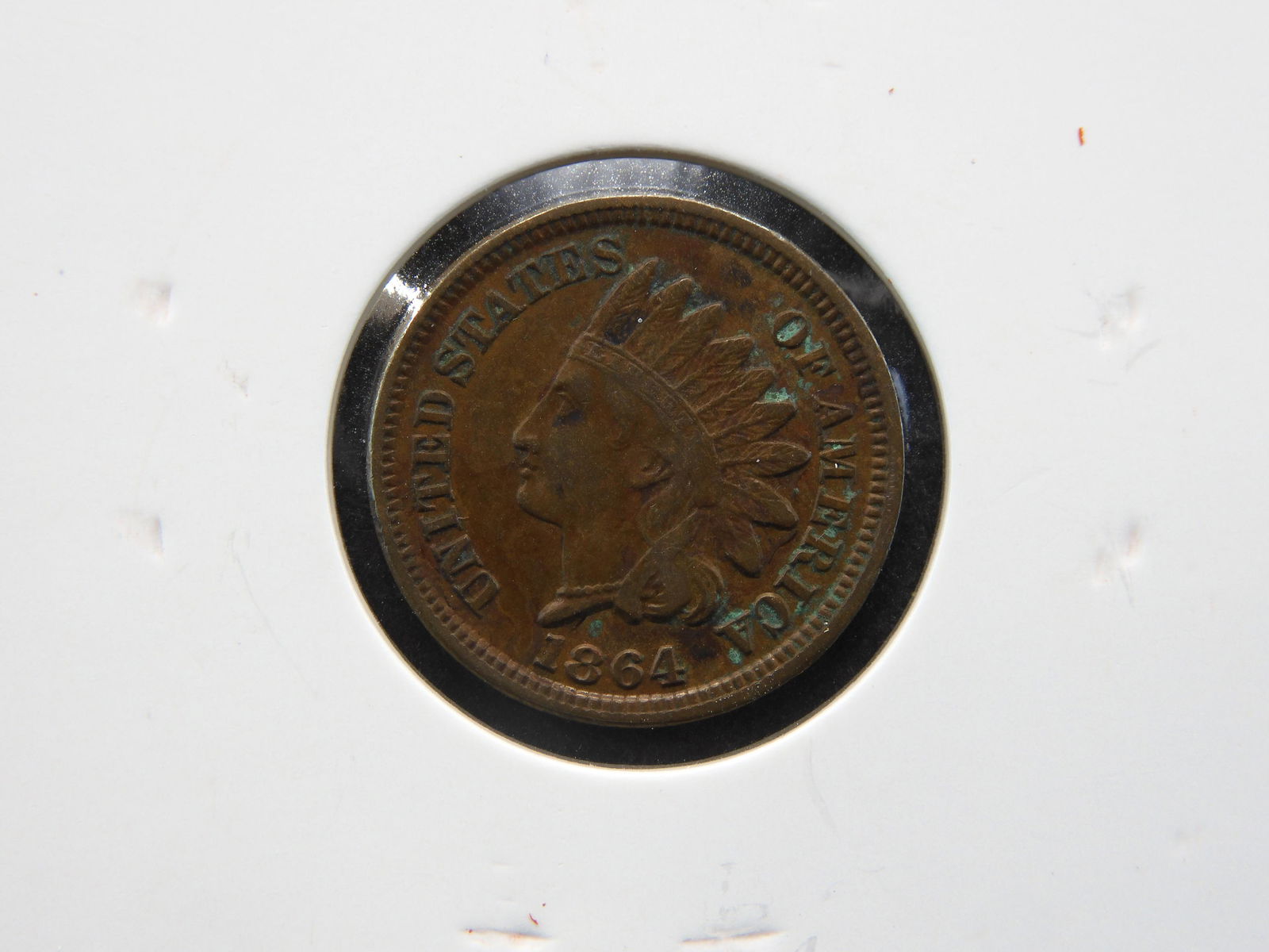 Very Fine 1864 Bronze Indian Head Cent (1 of 3)