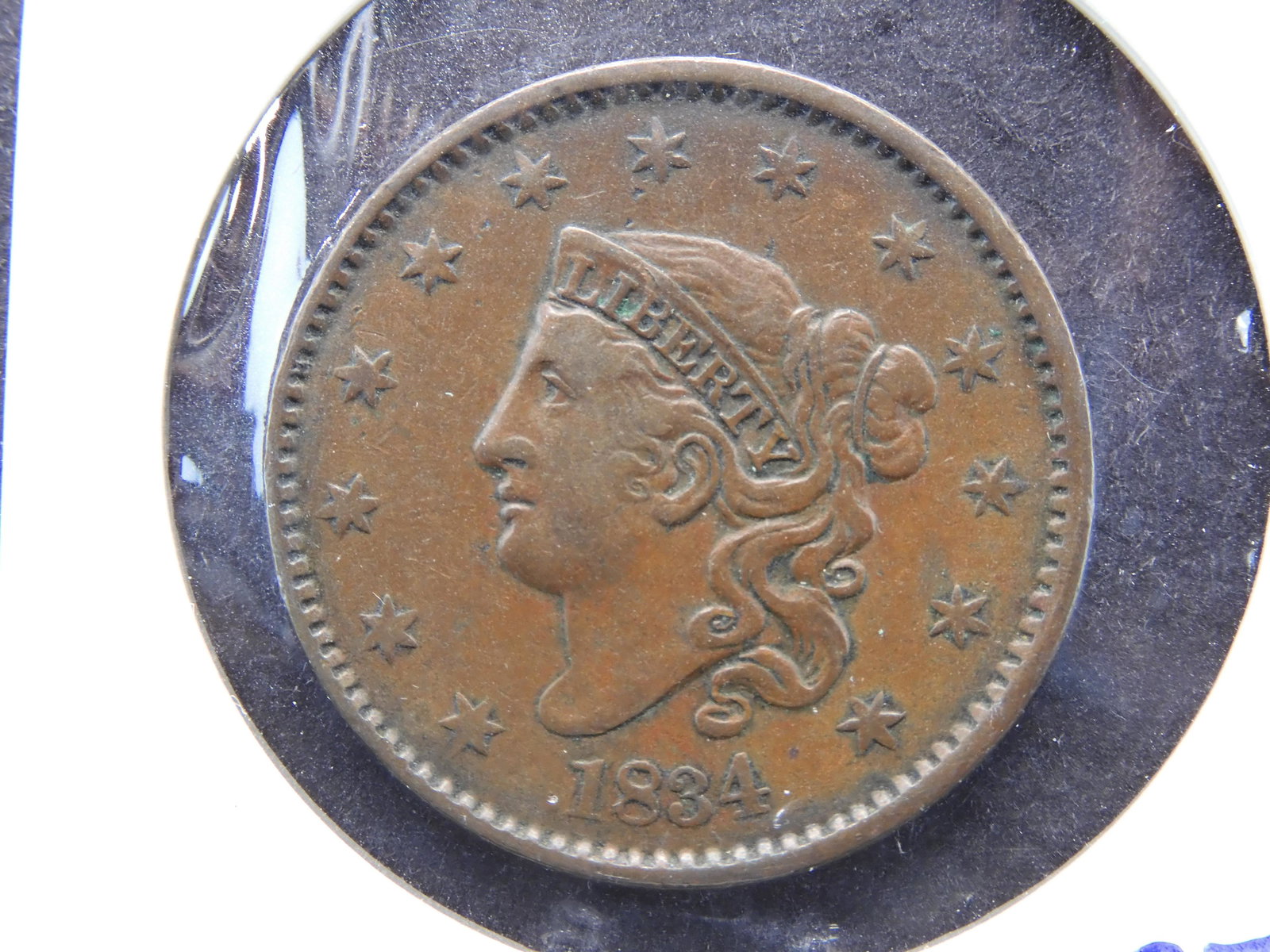 Amazing 1834 "Large 8, Small Stars, Medium Letters" (1 of 3)