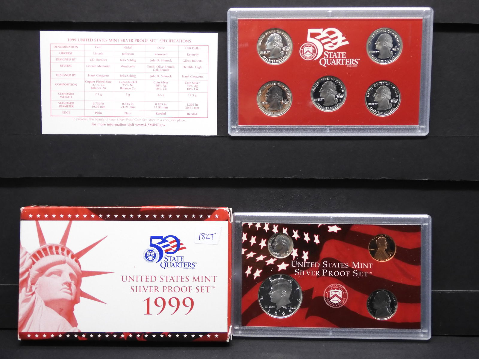 (The Key Date to the Silver Proof Set) 1999 U.S. Mint (1 of 8)