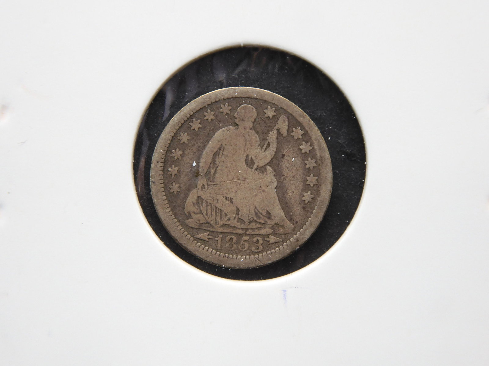 1853 Liberty Seated Half Dime (1 of 3)