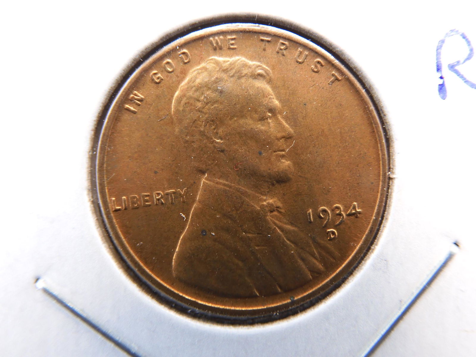 1934-D Lincoln Cent.  Tough! (1 of 3)