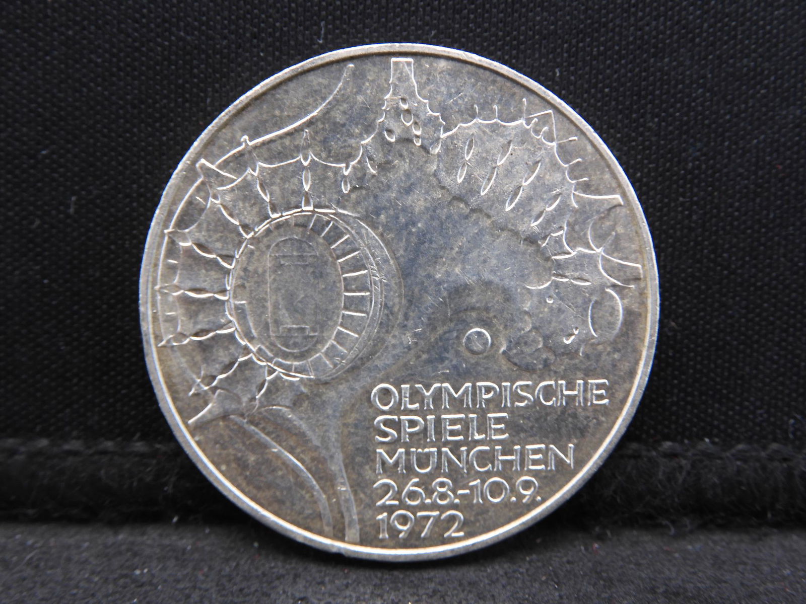 1972 Germany 10 Deutsche Mark Munich Olympics 62.5% (1 of 3)