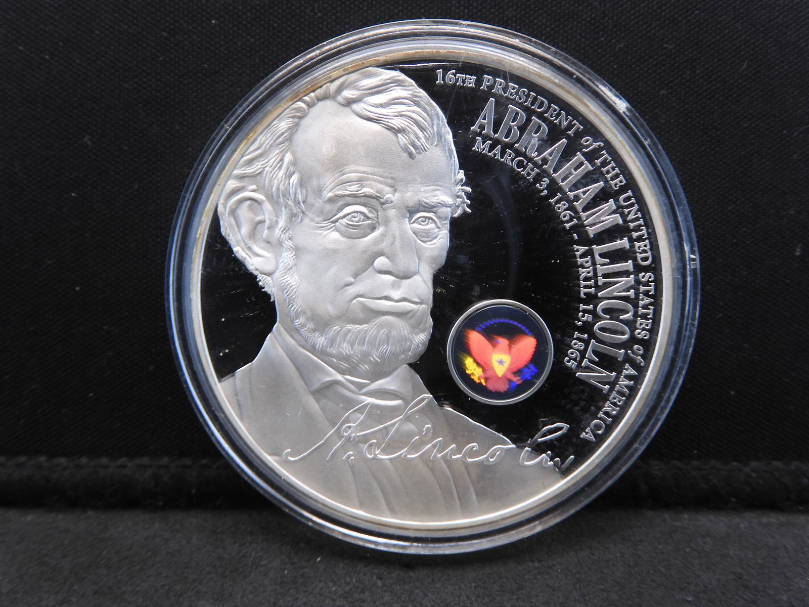 2014 Proof Abraham Lincoln Comm. Material (details): (1 of 2)