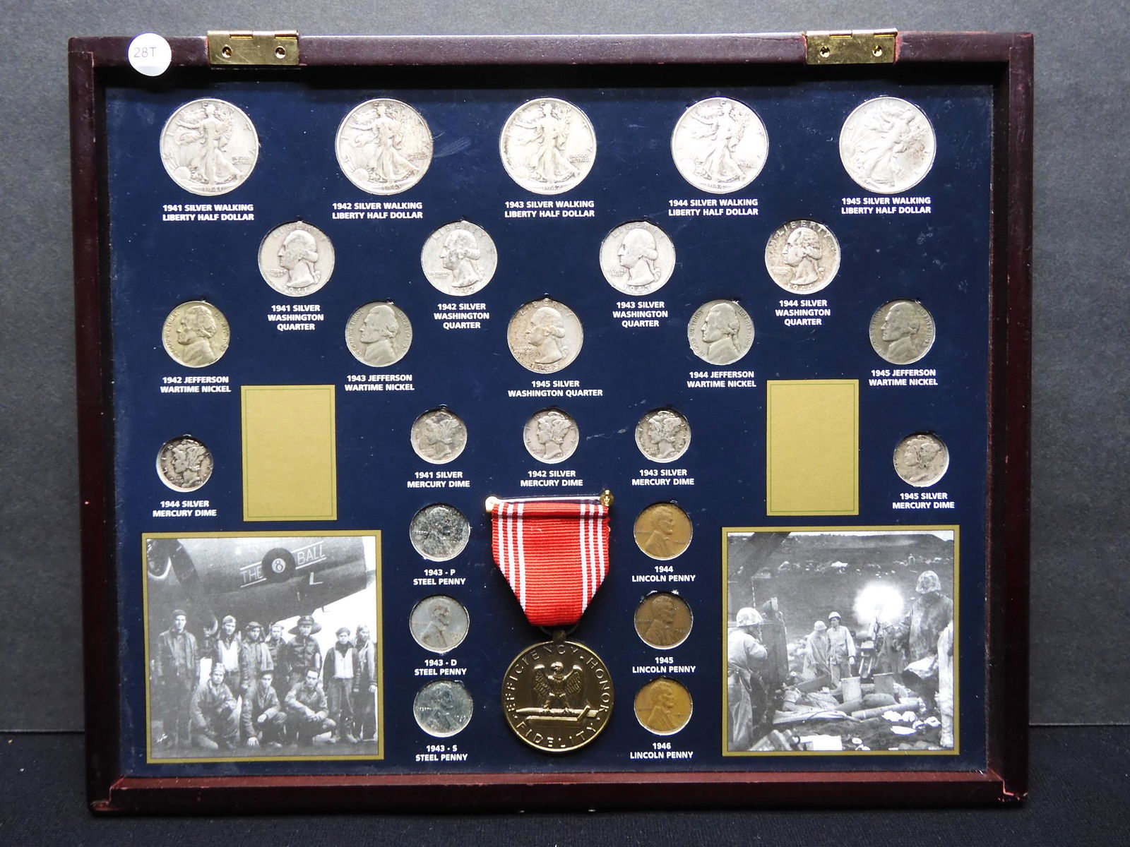 World War II Era Comm coin Collection w/20 Silver Coins (1 of 7)