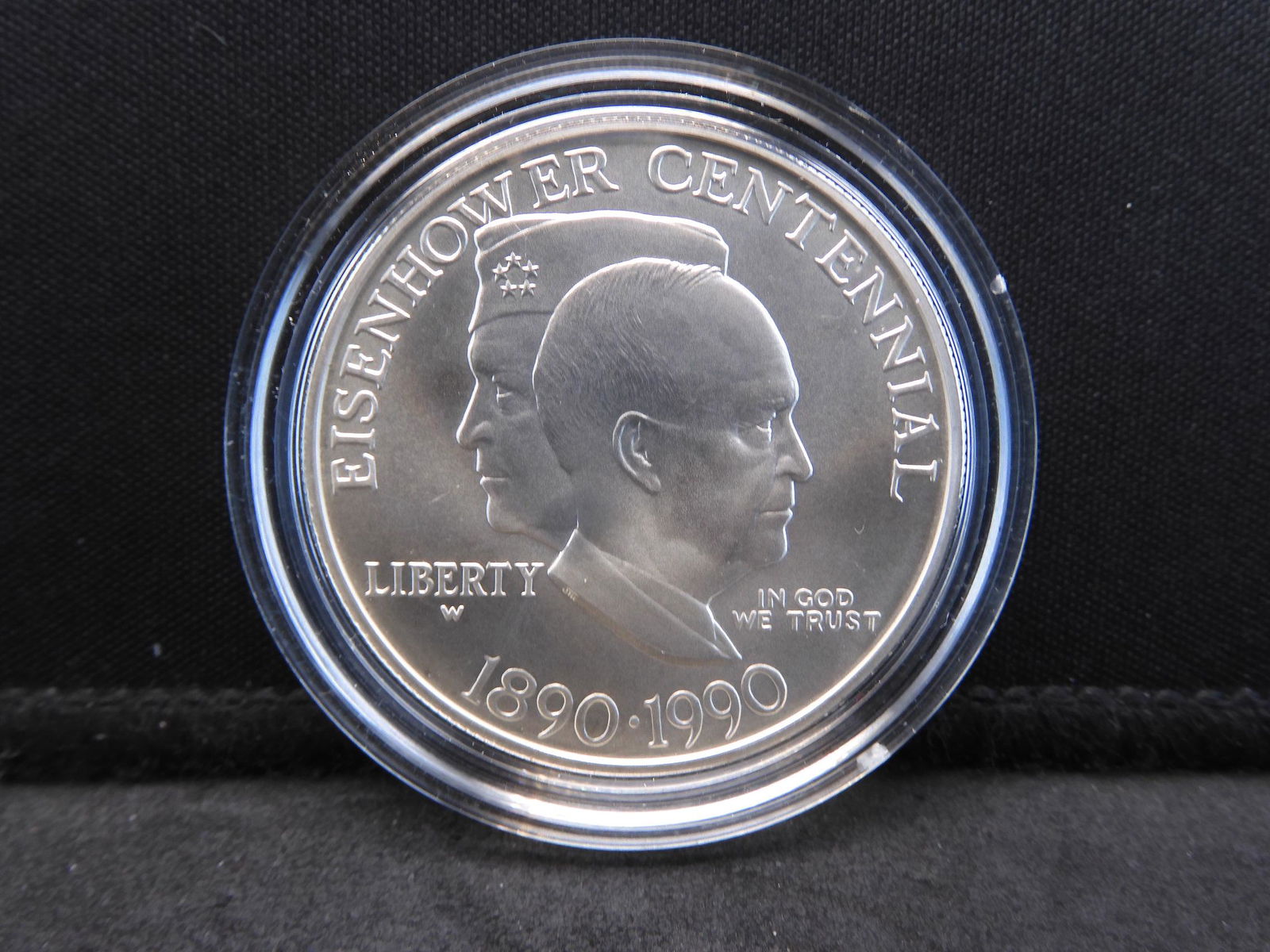 1990-W  Eisenhower Comm. Dollar 90% Silver (1 of 2)