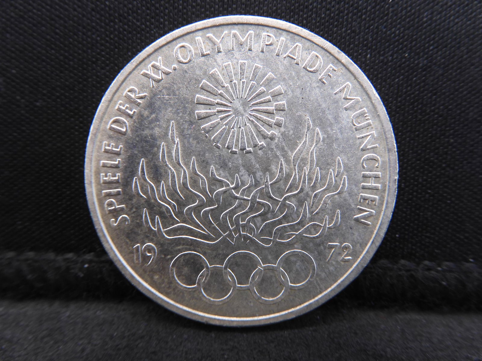 1972 Germany 10 Deutsche Mark Munich Olympics (1 of 3)