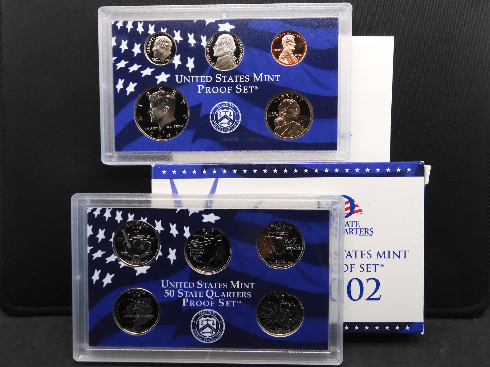 2002-S US Proof Set.  Regular coins plus state (1 of 7)