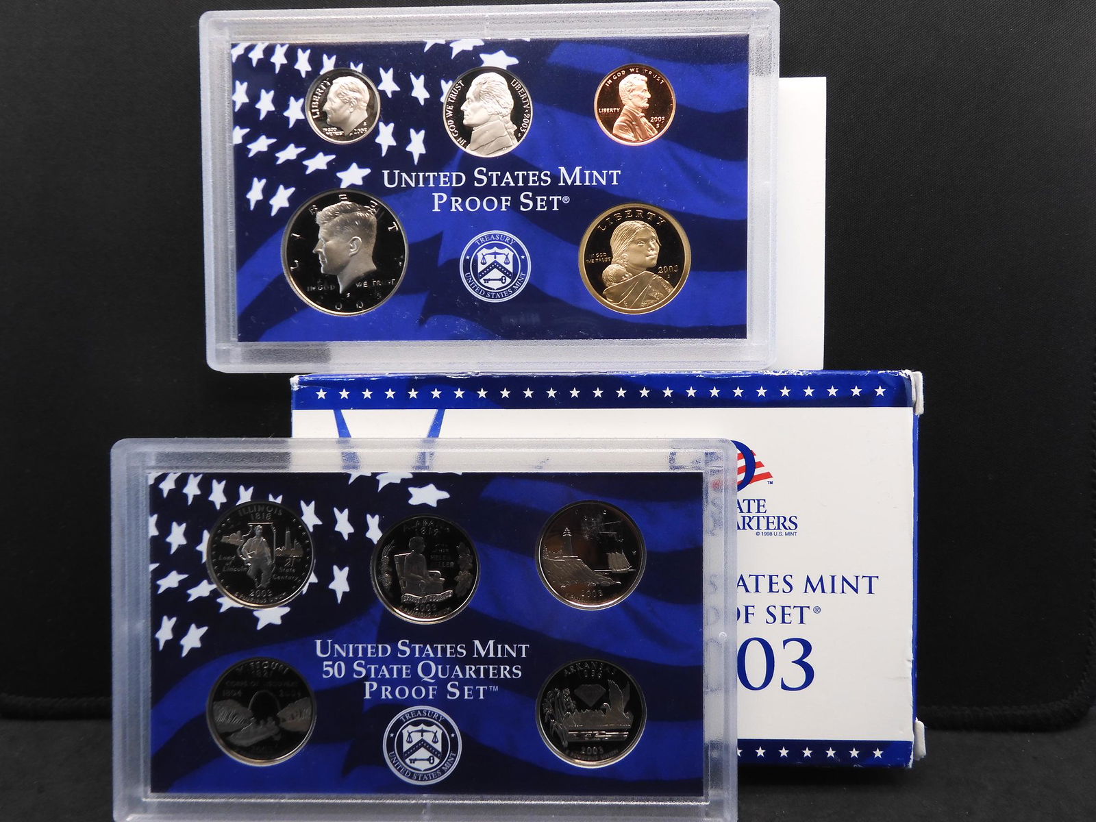 2003-S US Proof Set.  Regular coins plus state (1 of 7)