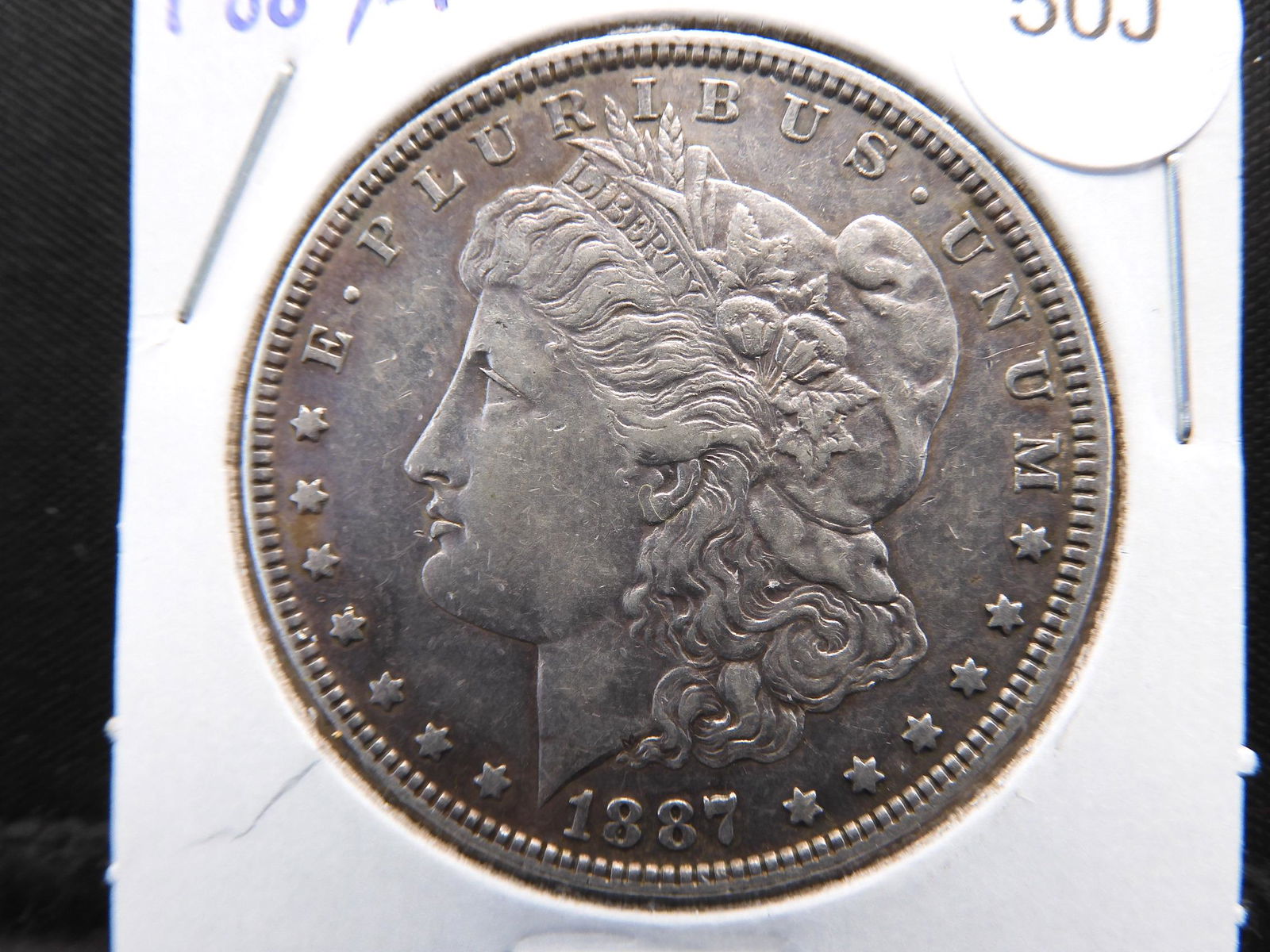 1887-P Morgan Silver Dollar Coin (1 of 3)