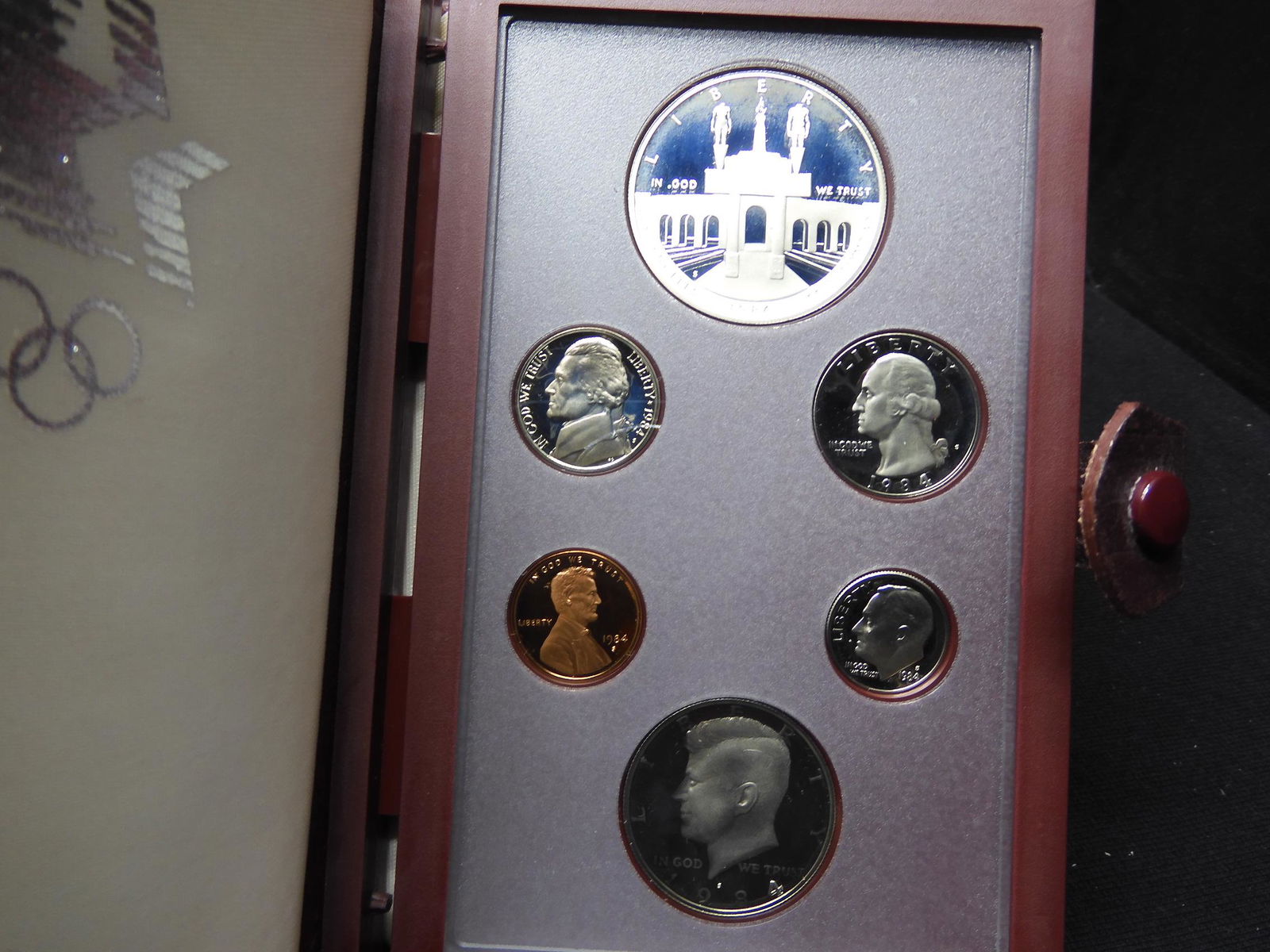 1984 U.S. Olympic Prestige 6 Coin Proof Set OGP (1 of 4)