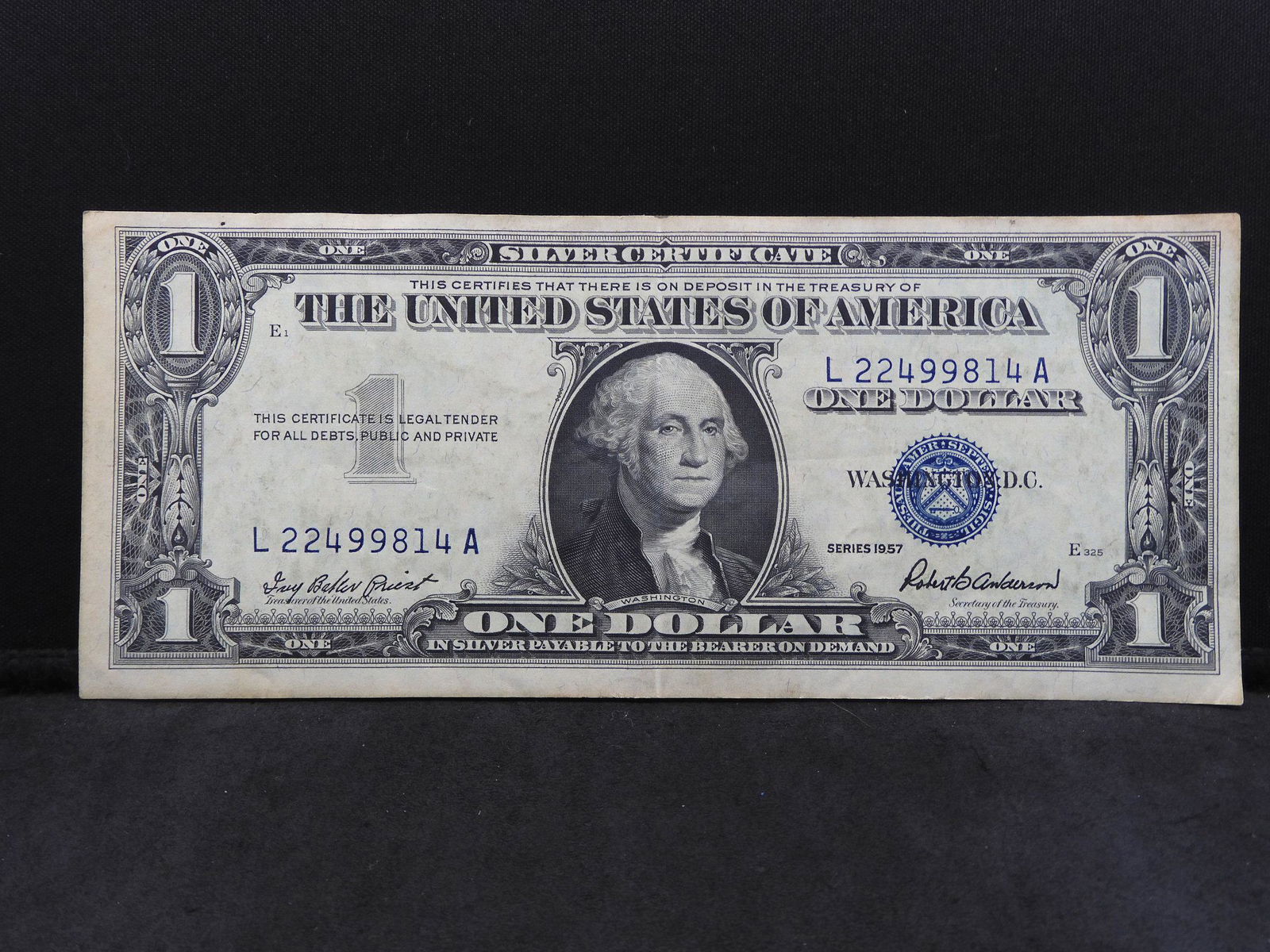 Series 1957 U.S. $1.00 Silver Certificate Note - Nice! (1 of 3)