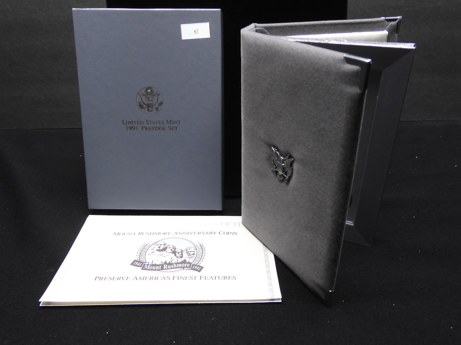 1991 U.S. Mount Rushmore Prestige 7 Coin Proof Set OGP (1 of 4)