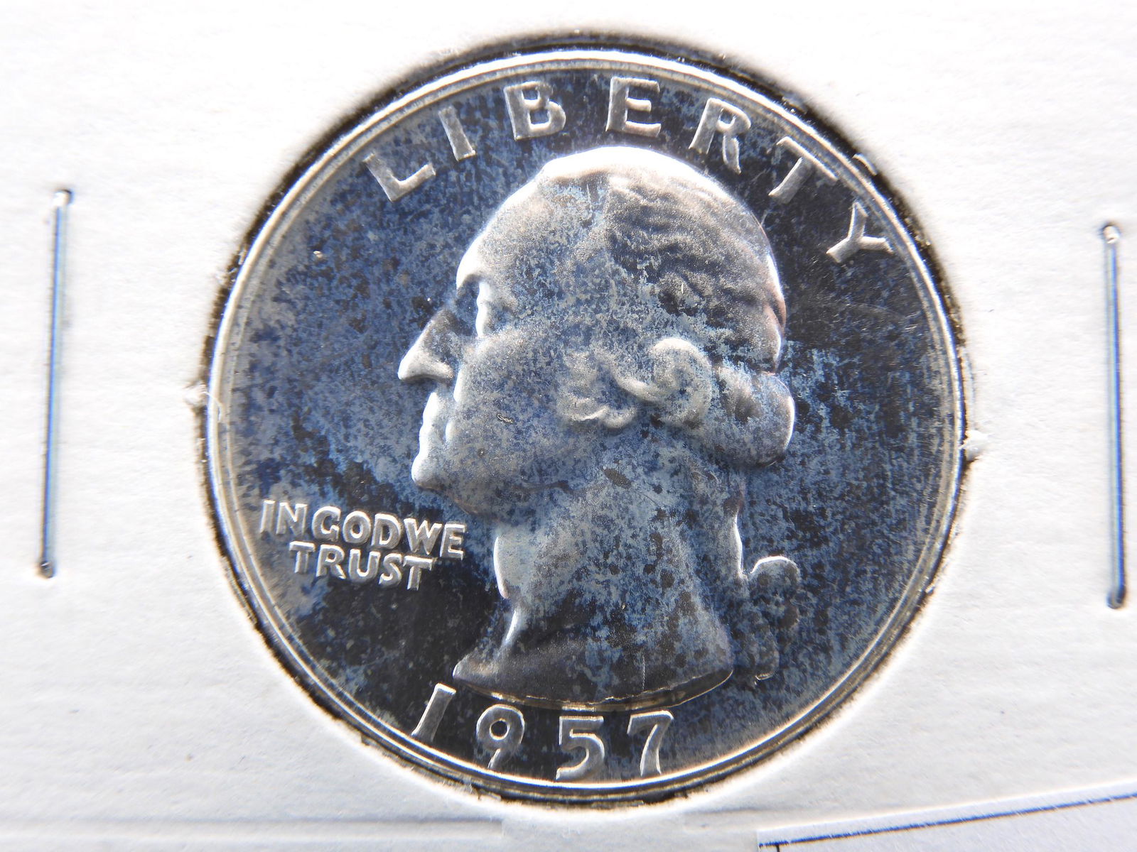 1957 Proof Washington Silver Quarter - Bright! (1 of 3)