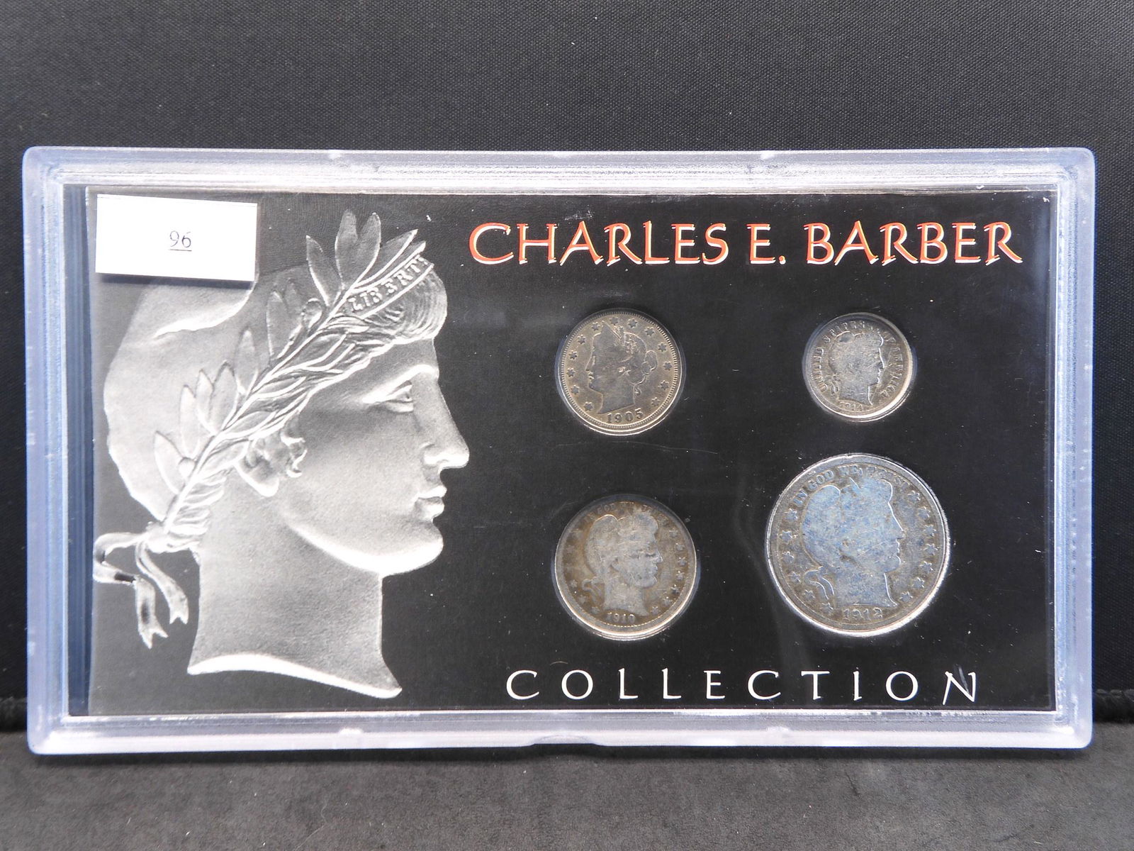 Barber 4 Coin Collection - Nice Set (1 of 4)