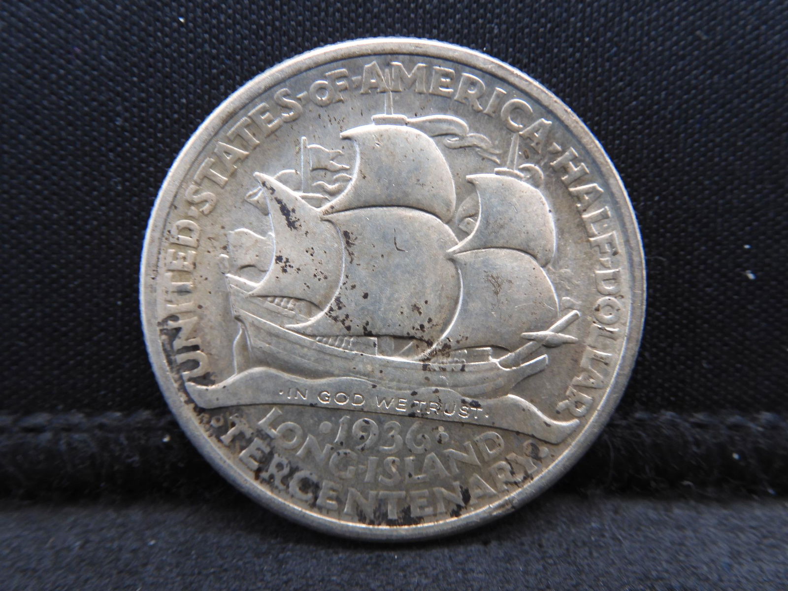 1936 Long Island Commem Silver Half Dollar - Choice Unc (1 of 2)