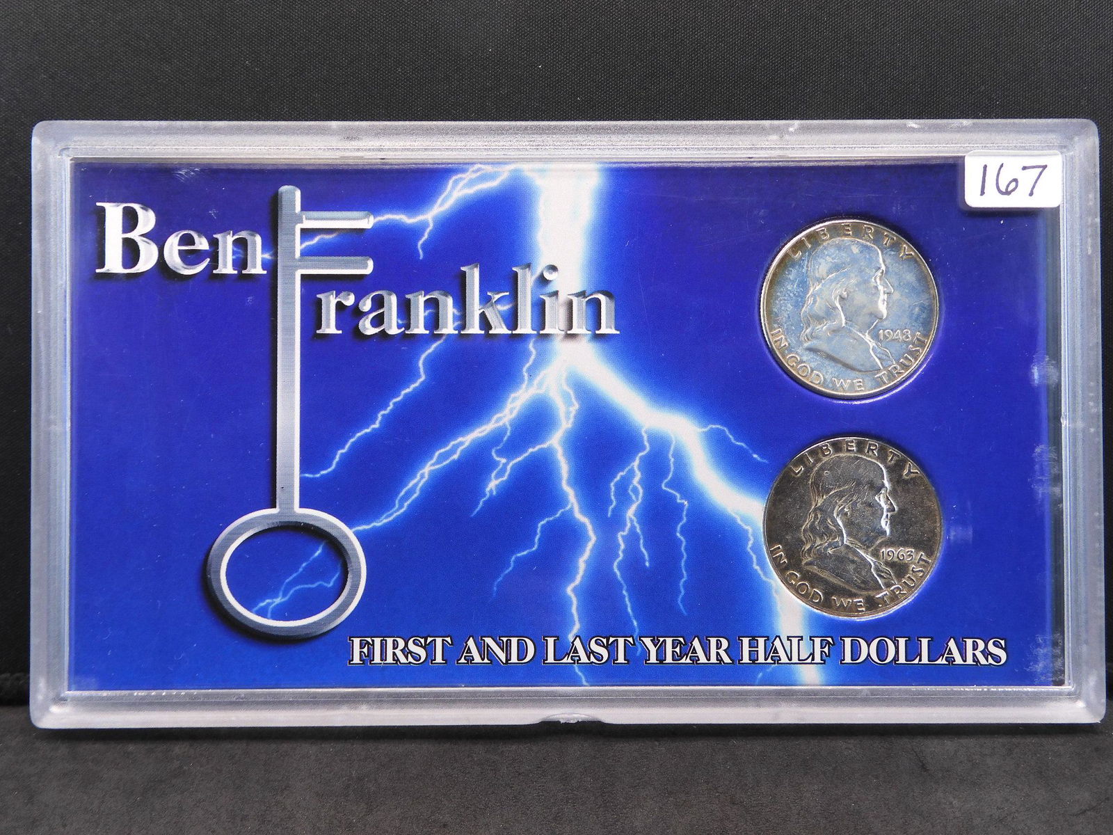 First & Last Year Franklin Silver Half Dollars in (1 of 4)