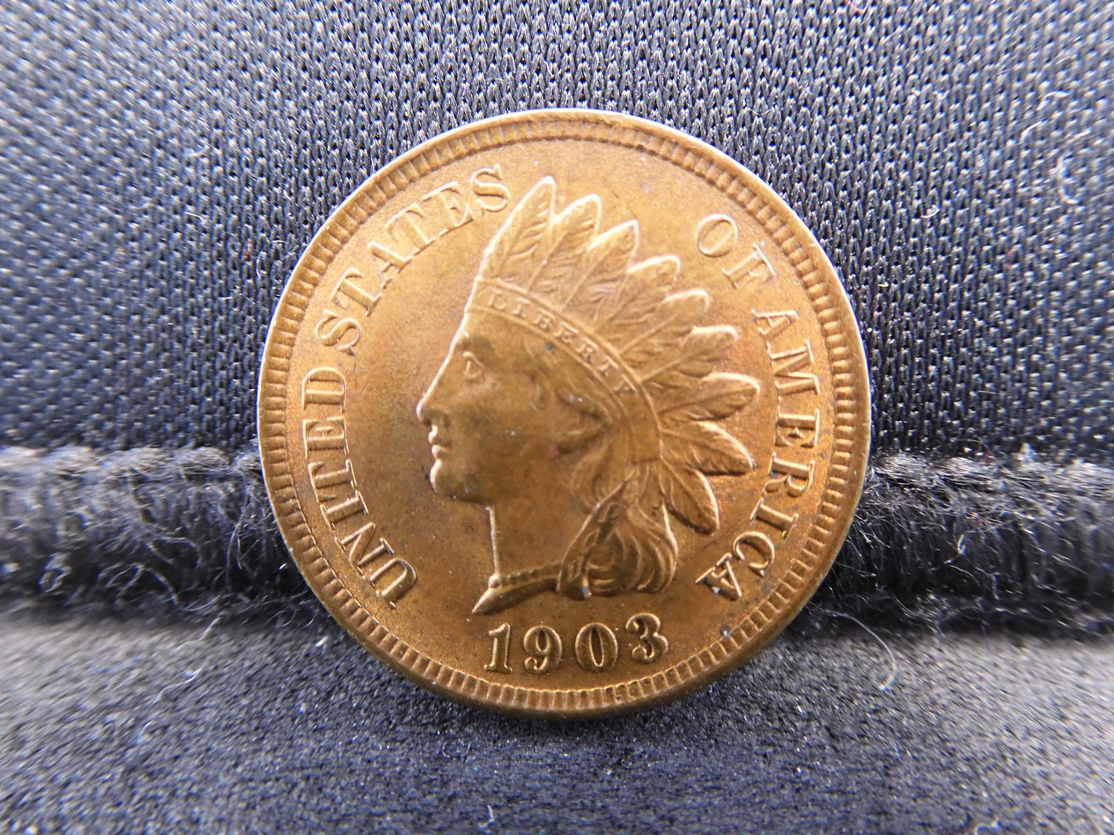 1903 Indian Head Penny Cent - Gem BU RB - Nice! (1 of 2)