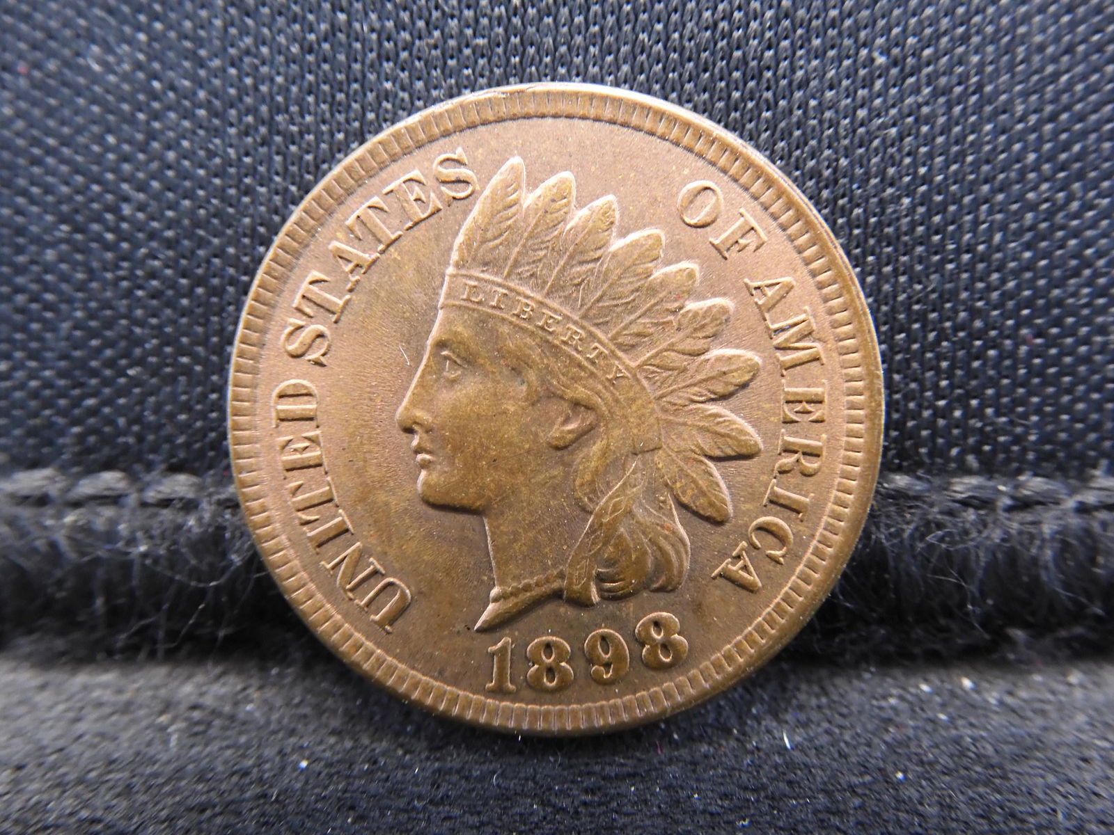 1898 Indian Head Penny Cent - Gem BU Red & Nice! (1 of 2)