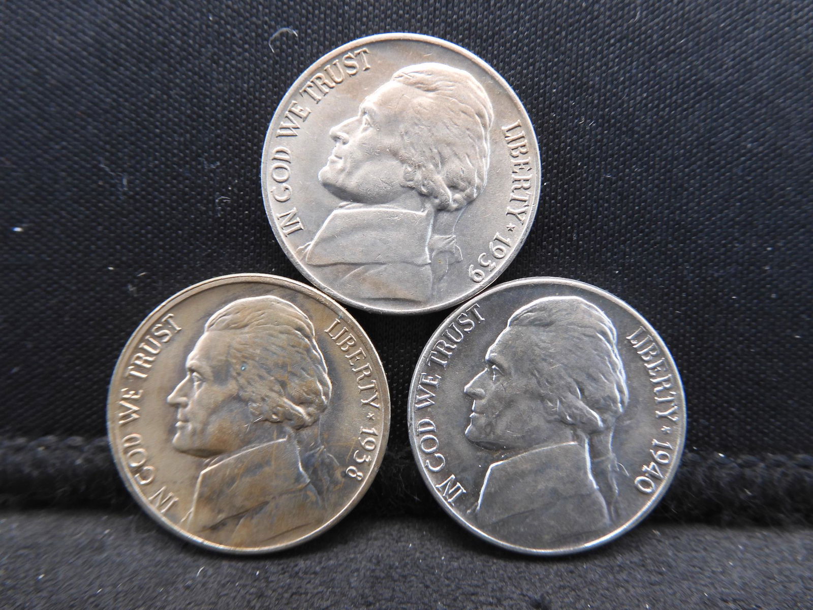 1938 1939 1940 Brilliant Uncirculated Jefferson (1 of 2)