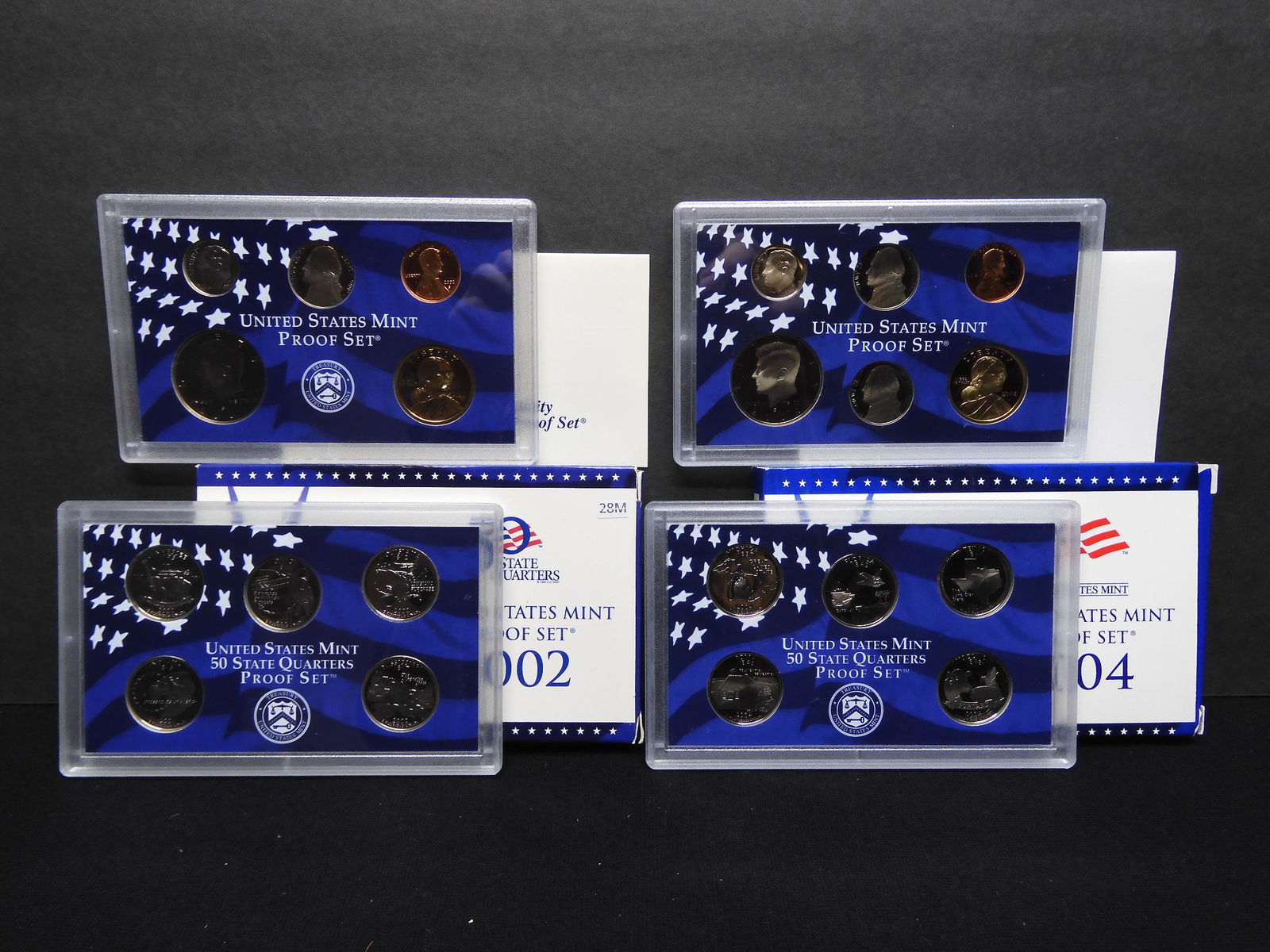 2002 & 2004 United States Mint Proof Sets With Original (1 of 13)