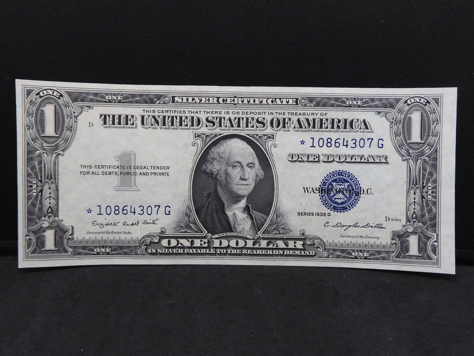 1935-G $1 Silver Certificate.  STAR Replacement Note. (1 of 3)