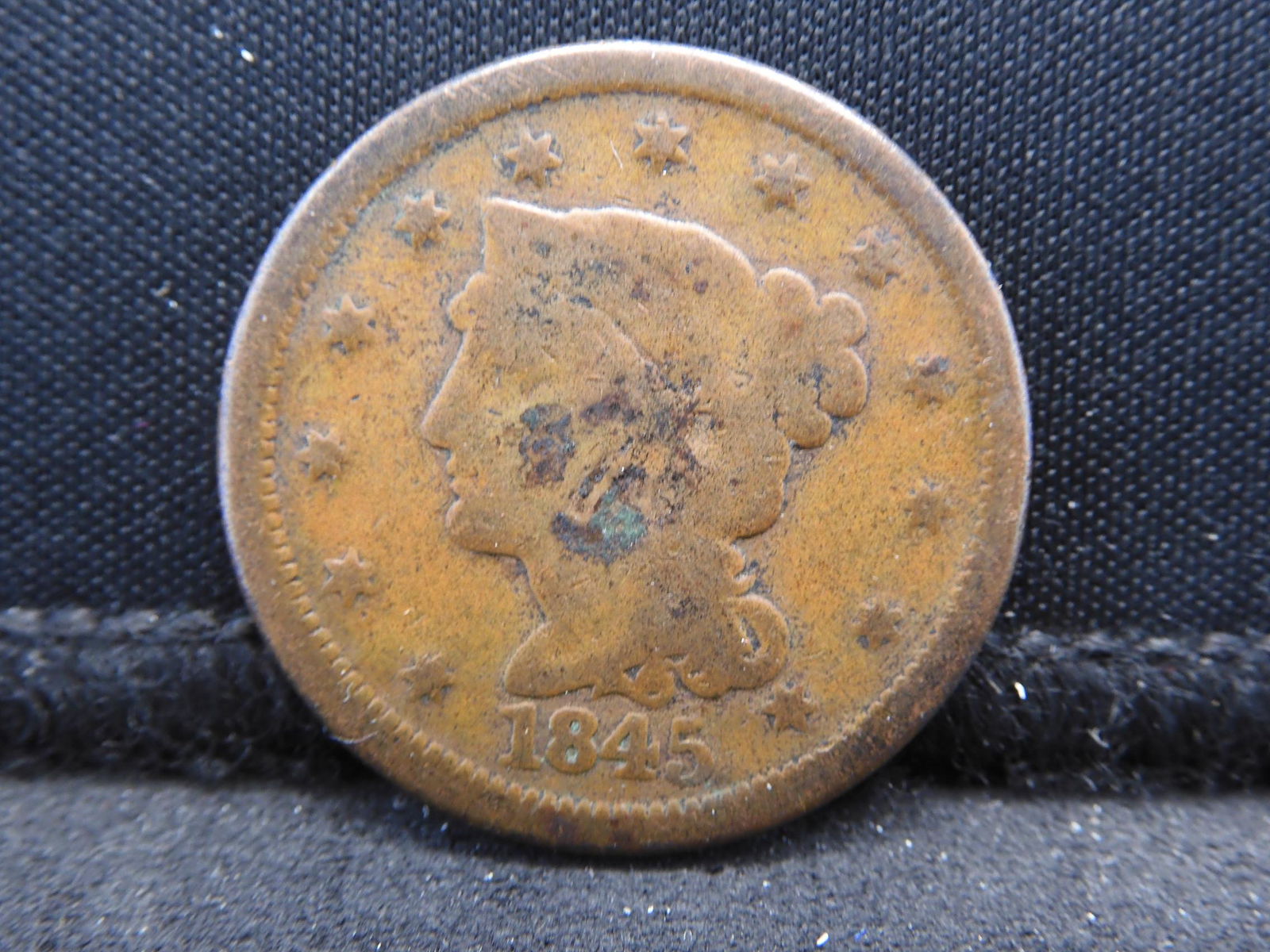 1845 US Large Cent. Good. (1 of 2)