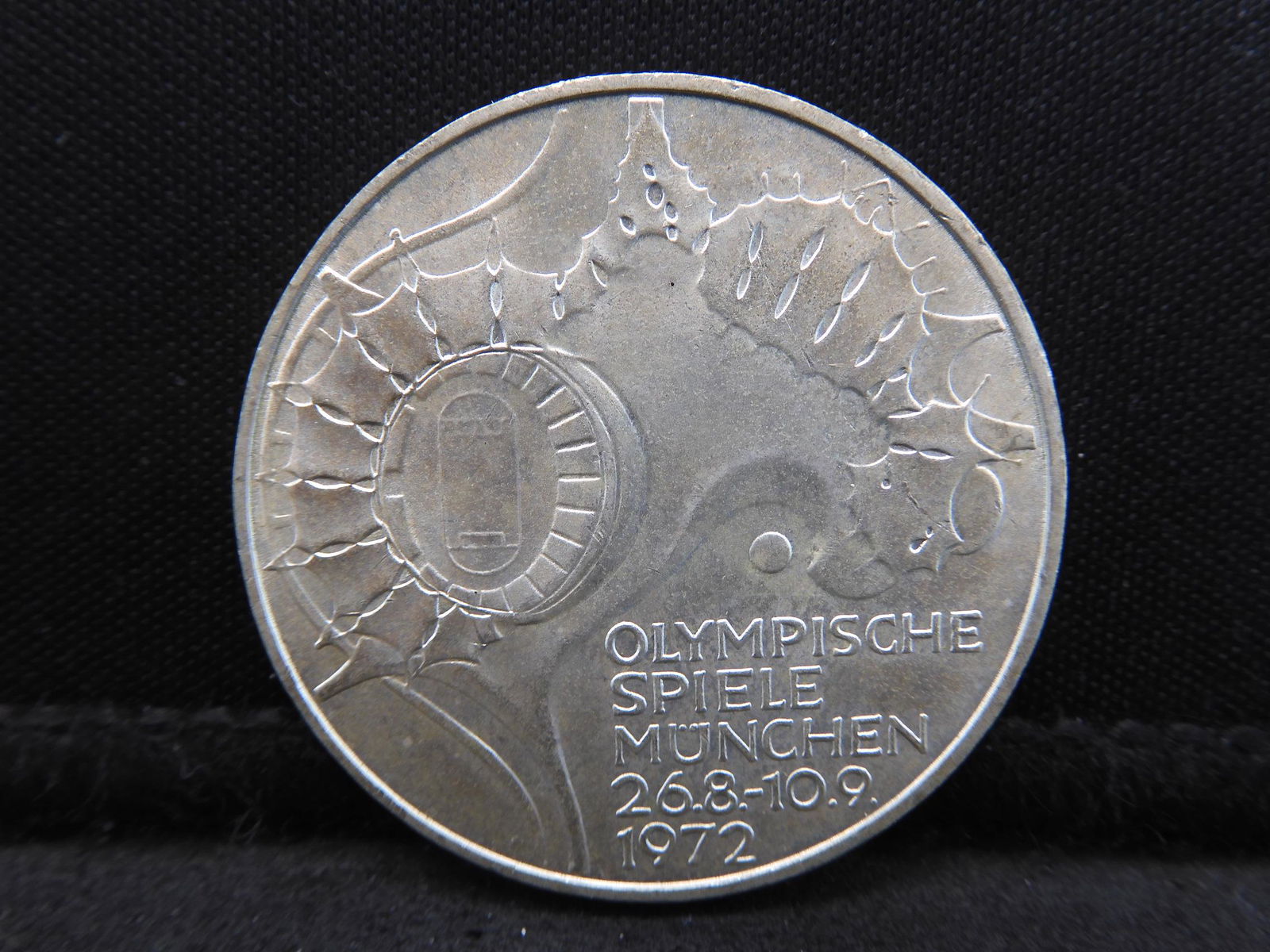 1972 Germany 10 Deutsche Mark Munich Olympics (1 of 3)
