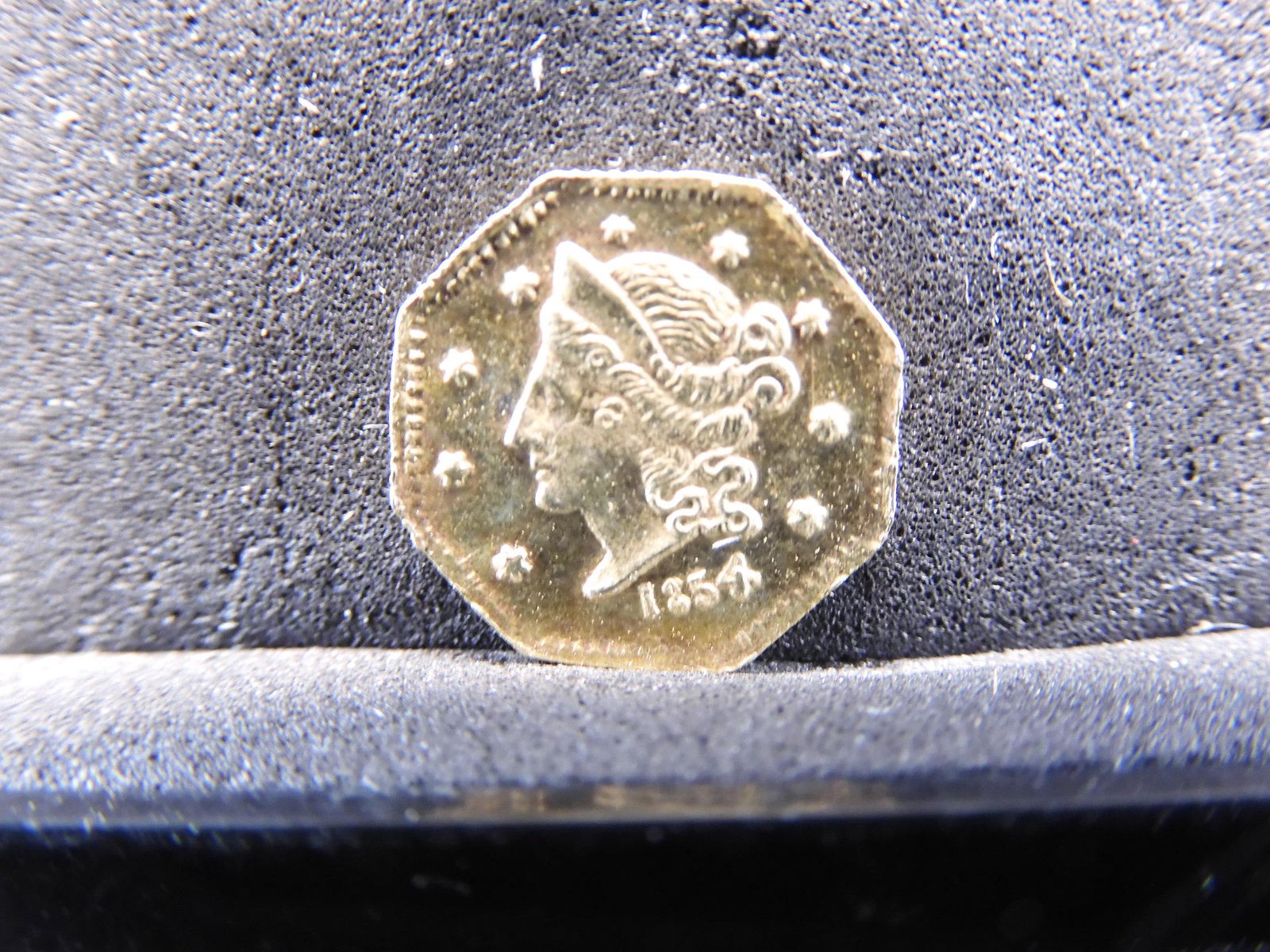 1854 Oct. California Gold 1/2 Dollar (1 of 3)