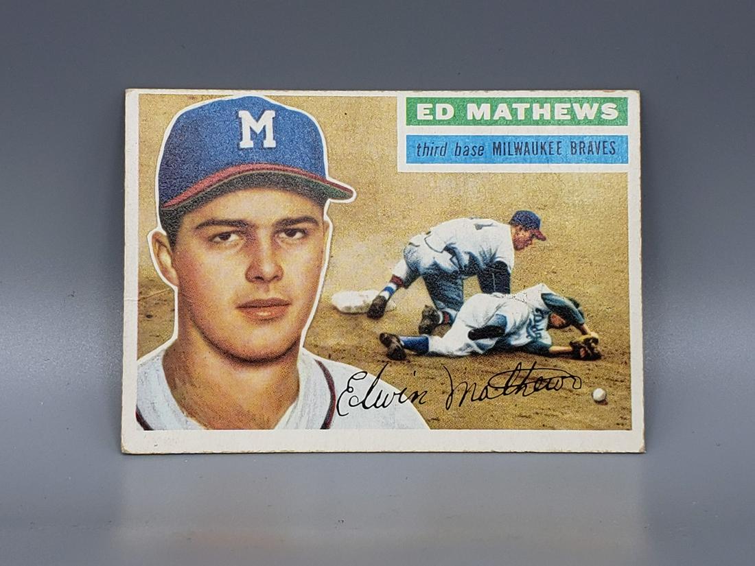 1956 Topps Ed Mathews #107 (1 of 2)