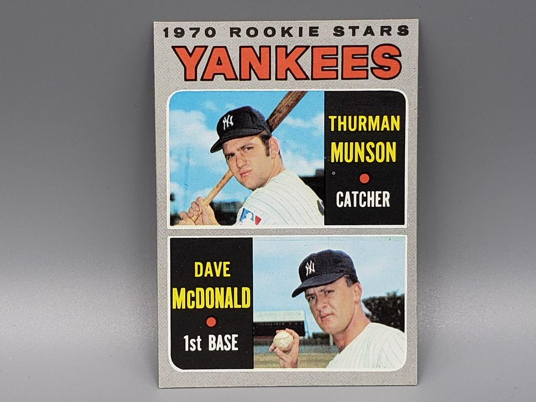 1970 Topps Thurman Munson #189 Rookie HOF (1 of 2)