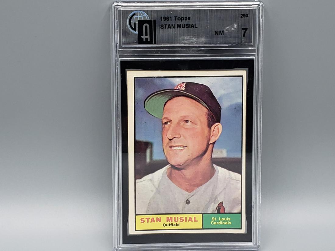 1961 Topps Stan Musial #290 GAI 7 NM (1 of 2)