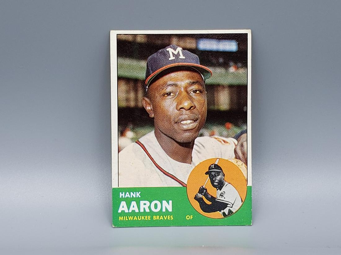 1963 Topps Hank Aaron #390 HOF (1 of 2)