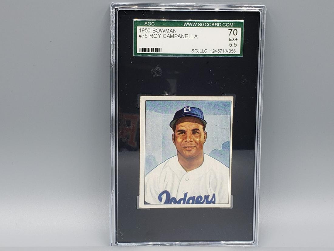 1950 Bowman Roy Campanella #75 SGC 5.5 EX+ (1 of 2)