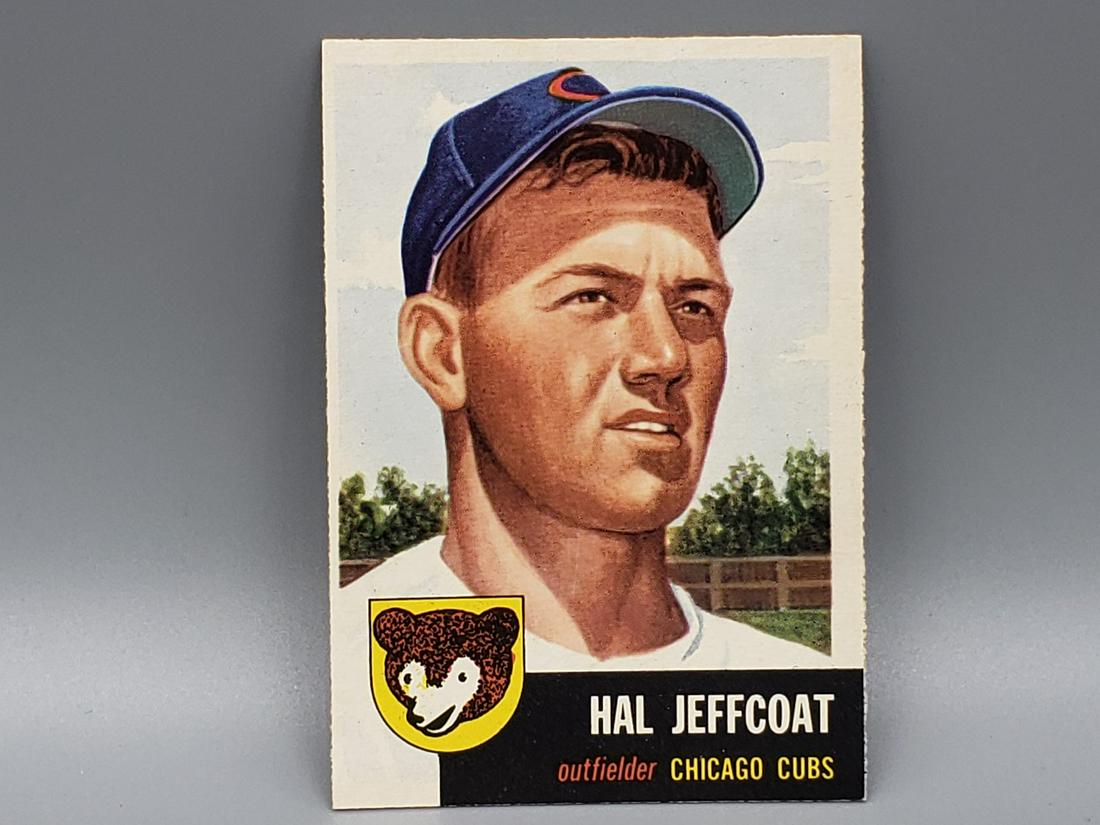 1953 Topps Hal Jeffcoat #29 Short Print (1 of 2)