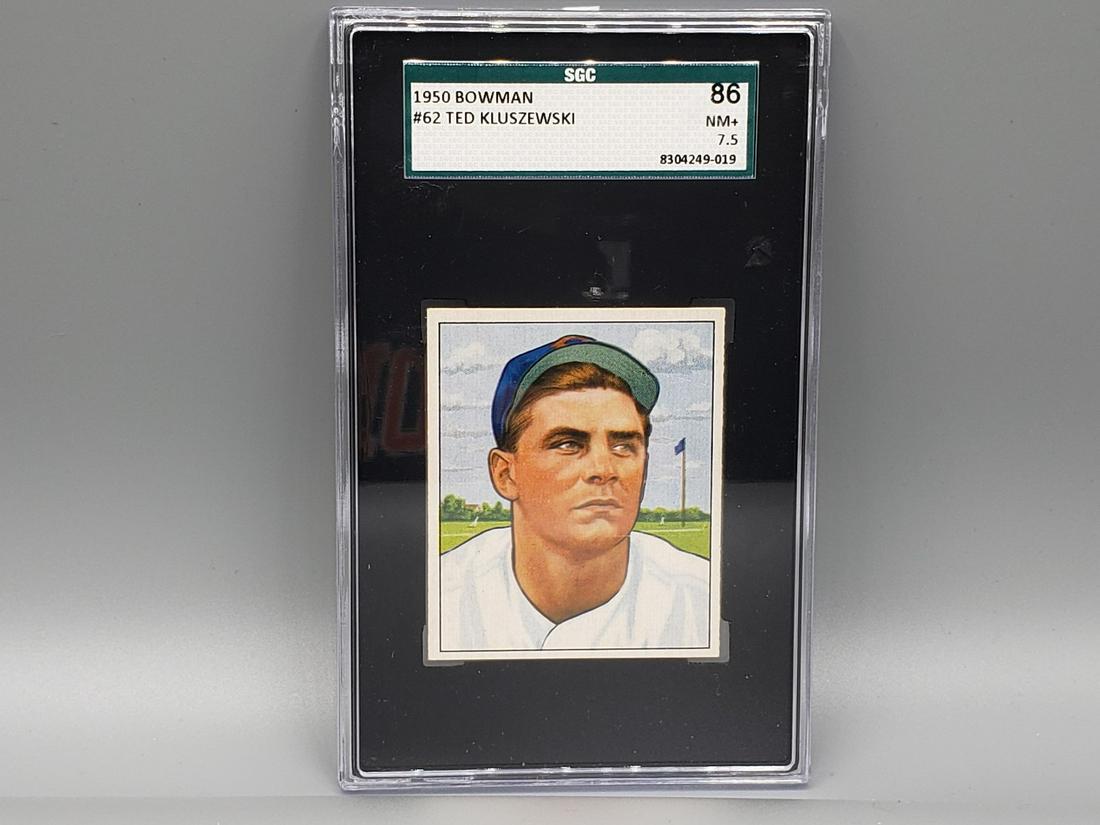 1950 Bowman Ted Kluszewski #62 (1 of 2)