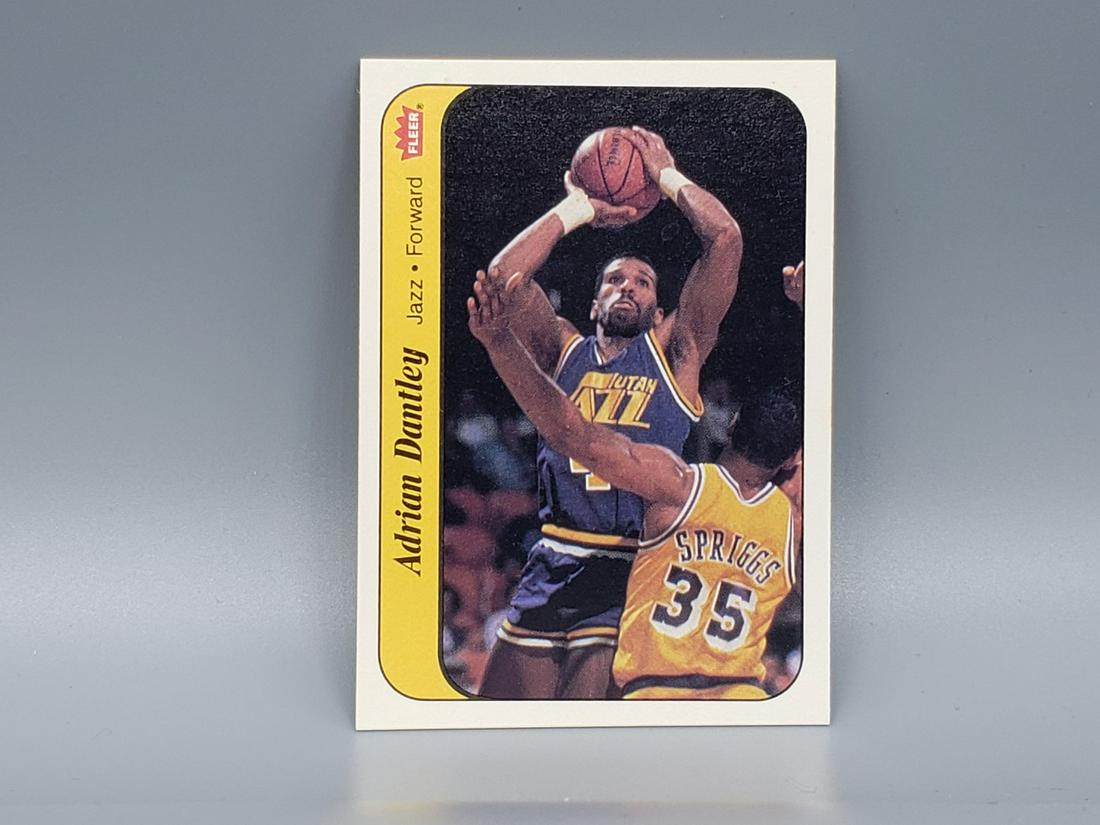 1986-87 Fleer Sticker Adrian Dantley #3 HOF: 1986-87 Fleer Sticker Adrian Dantley #3 HOF