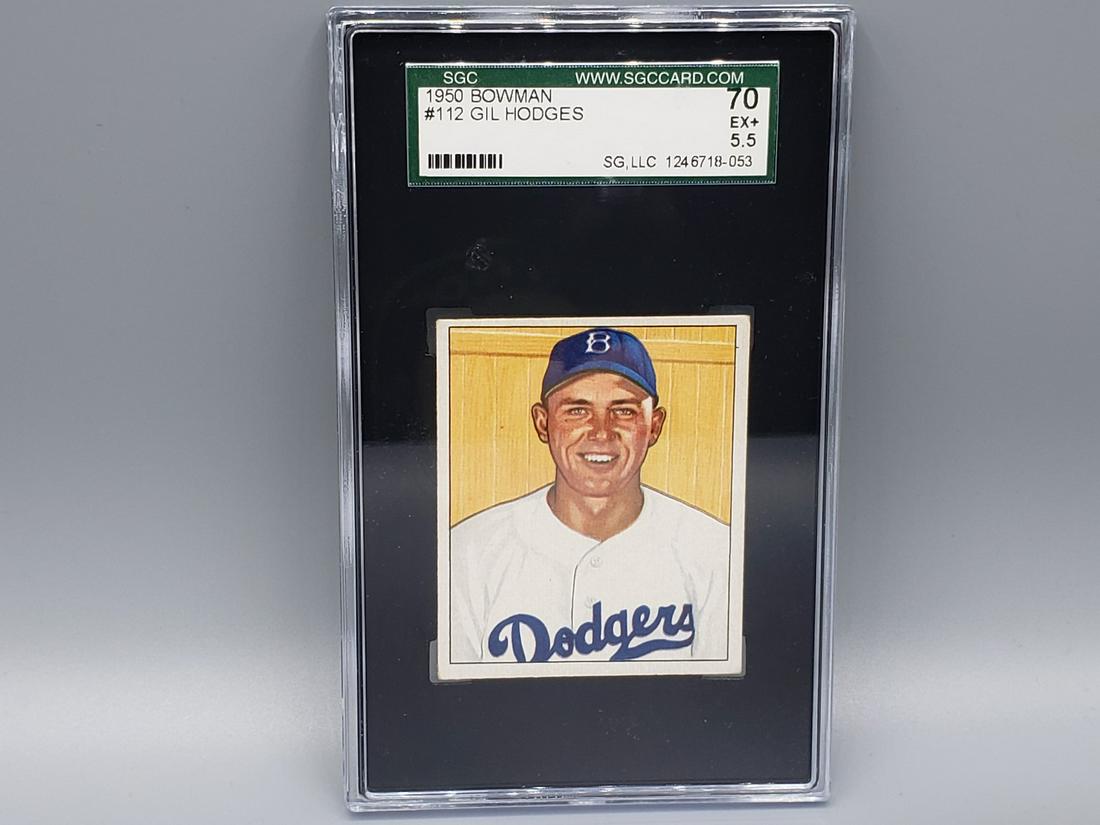 1950 Bowman Gil Hodges #112 SGC 5.5 EX+ (1 of 2)