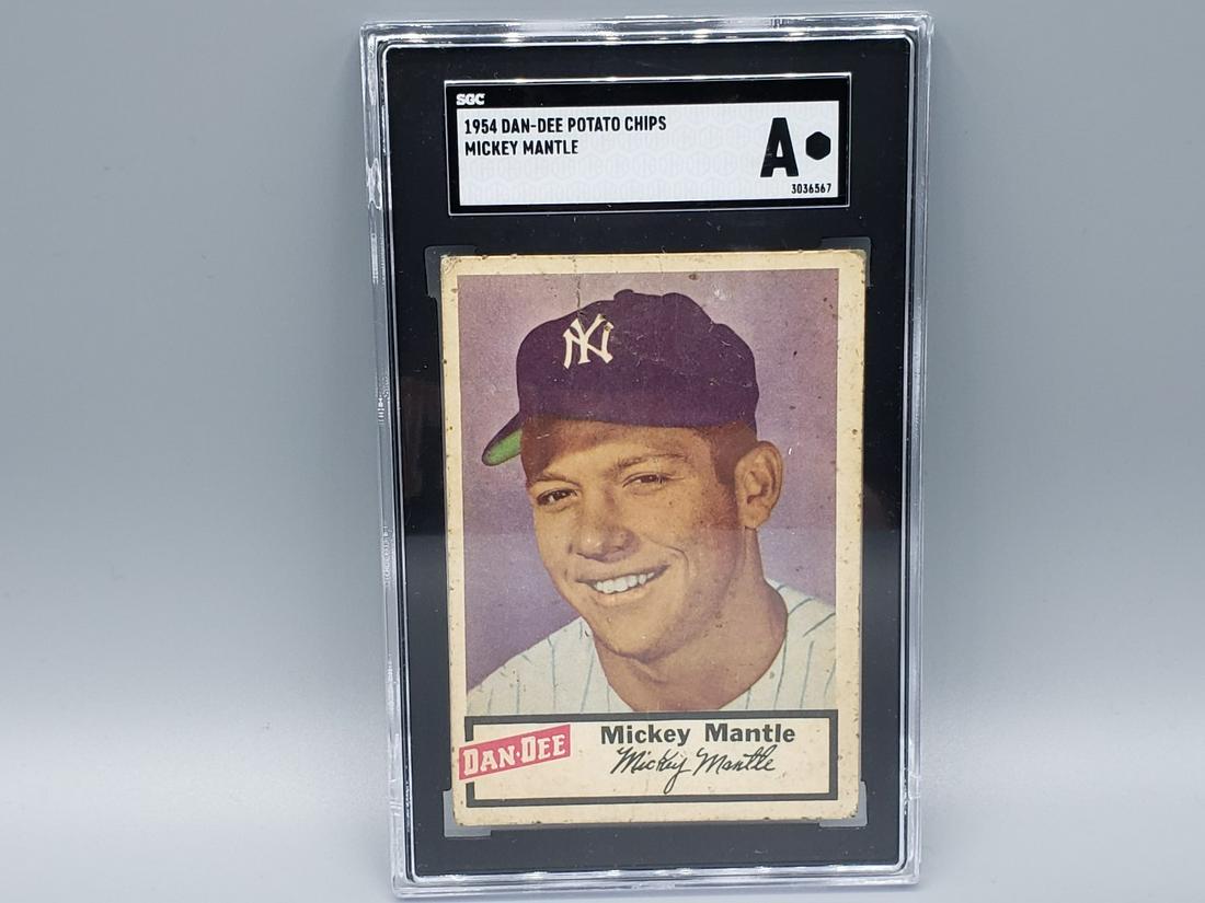 1954 Dan Dee Mickey Mantle SGC Authentic - Very Scarce (1 of 2)